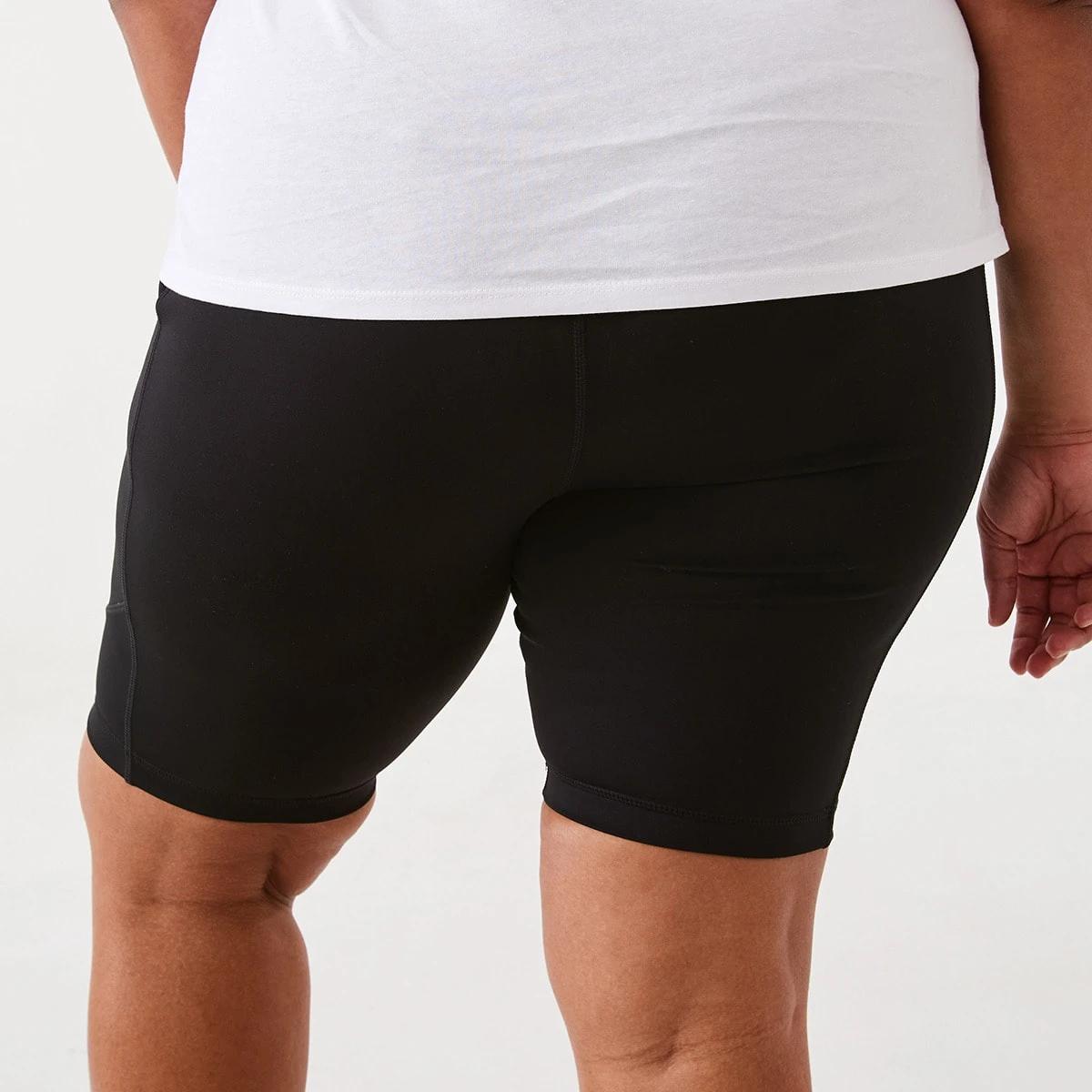 3 Curve Active Womens Shorts Black, 3 of 7