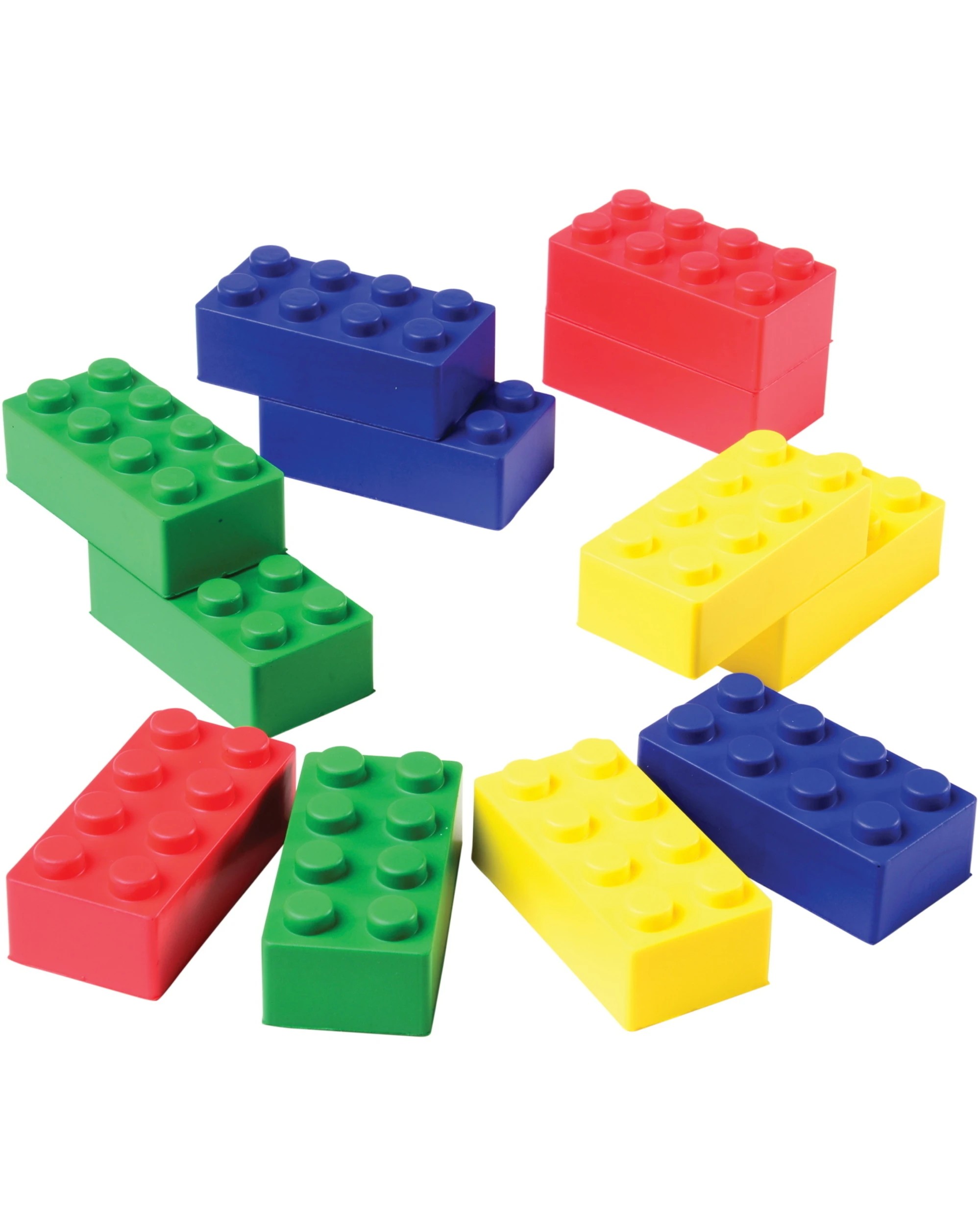 1 Block Mania Stress Bricks (Pack of 12), 1 of 2