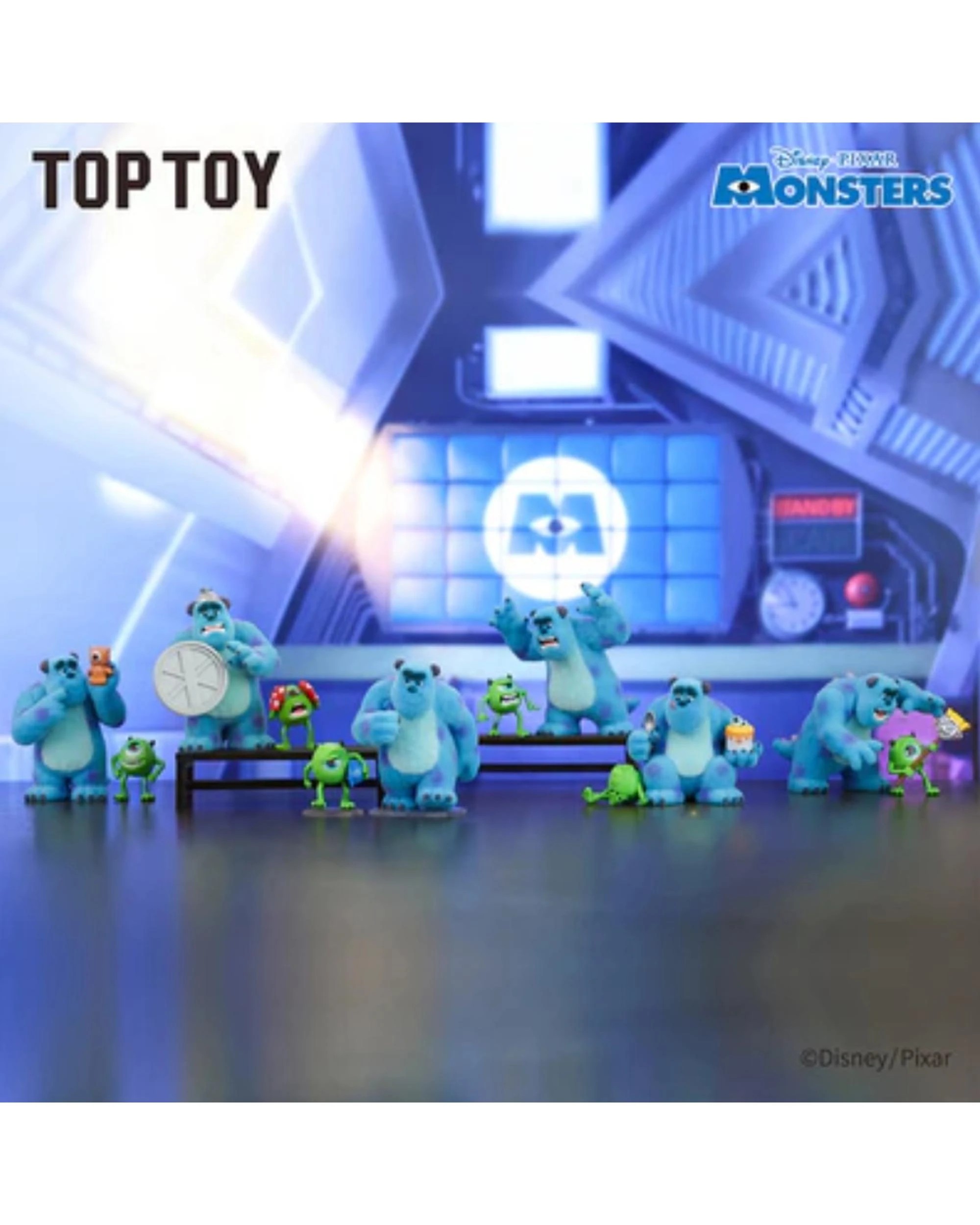 9 Top Toy Disney Pixar Monsters Inc Work Log Series Blind Box, 9 of 9