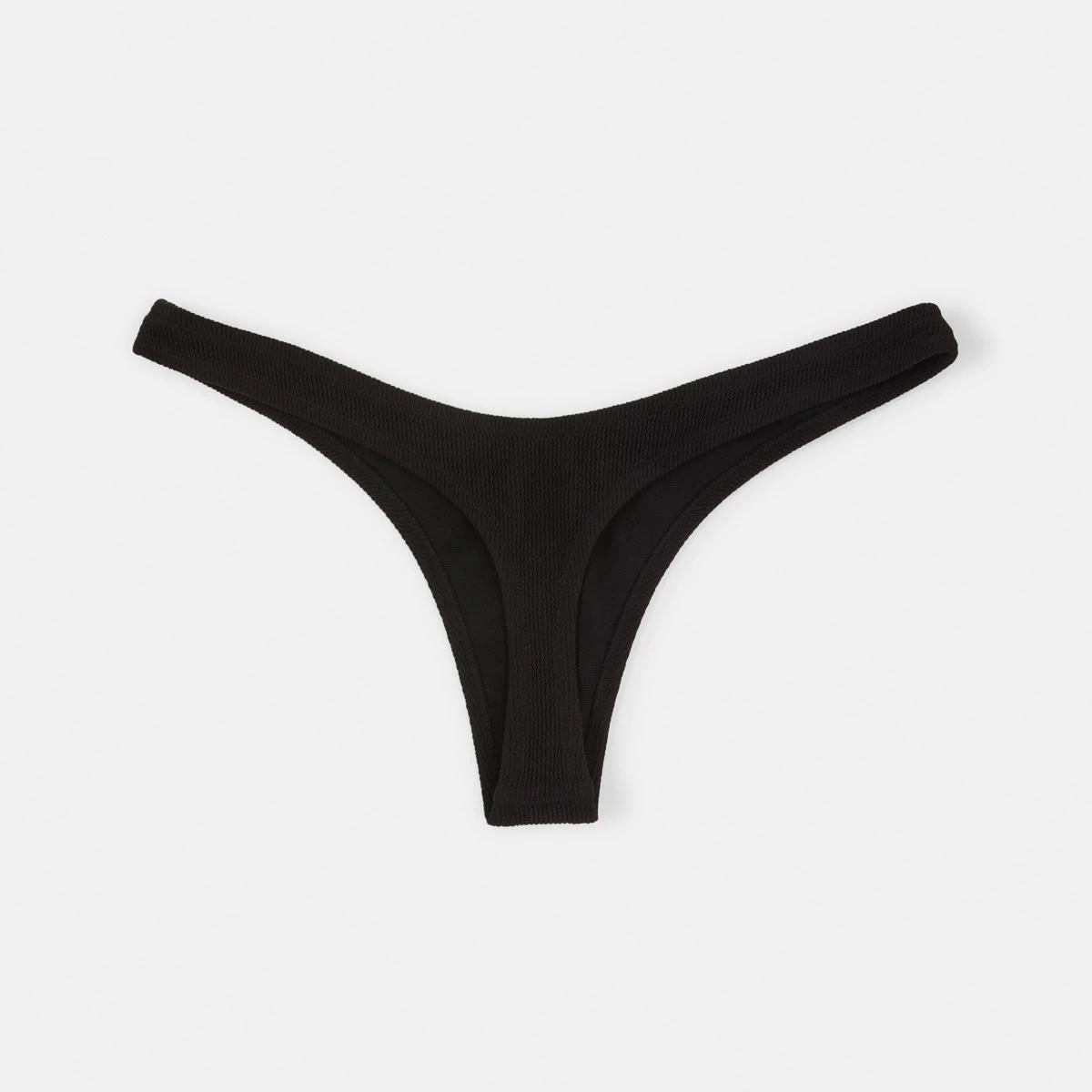 5 Cheeky G-String Bikini Briefs BLACK, 5 of 6