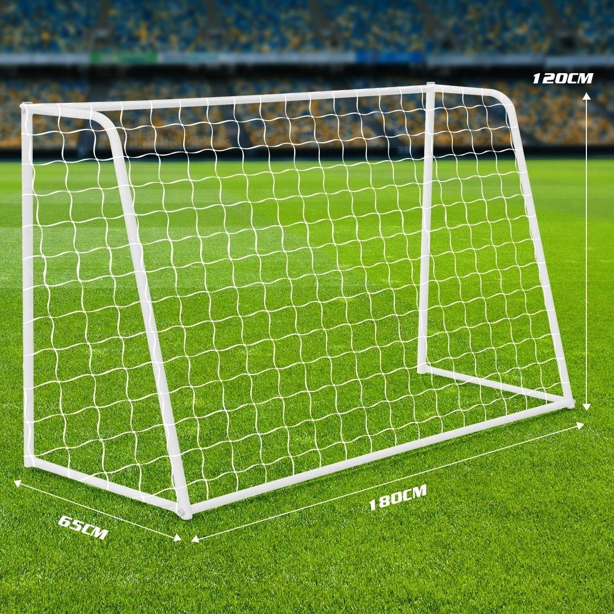2 Ausway 180CM Metal Soccer Goal Portable Football Net Frame, 2 of 5