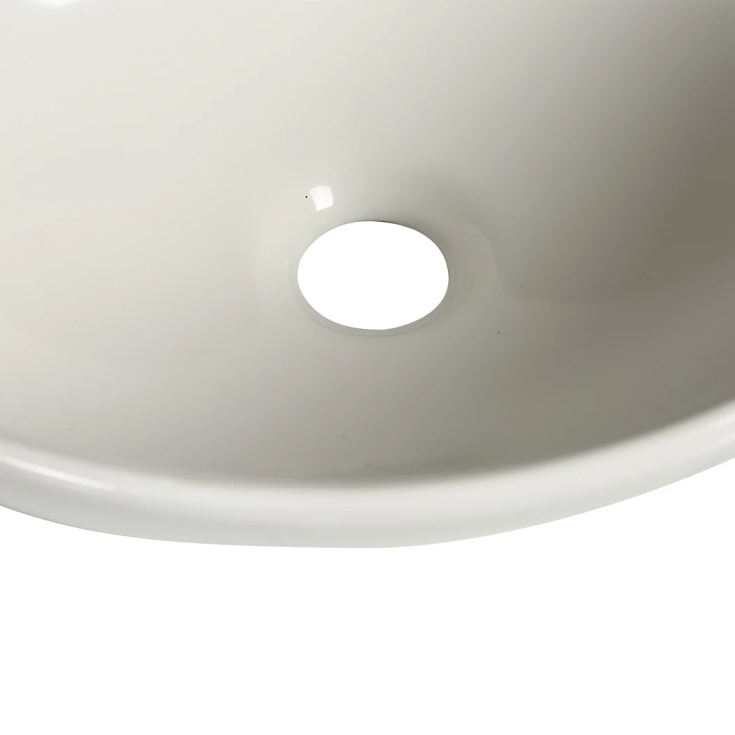 Traderight Ceramic Oval Basin Hand Wash Sink Counter Top Vanity - Kmart