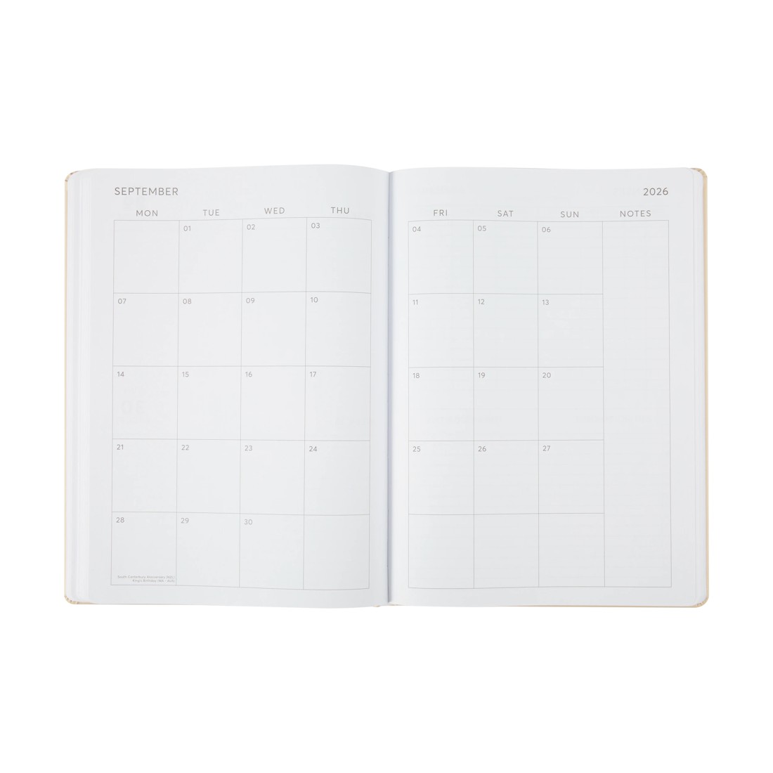 5 2026 Daily Diary - Beige, 5 of 8