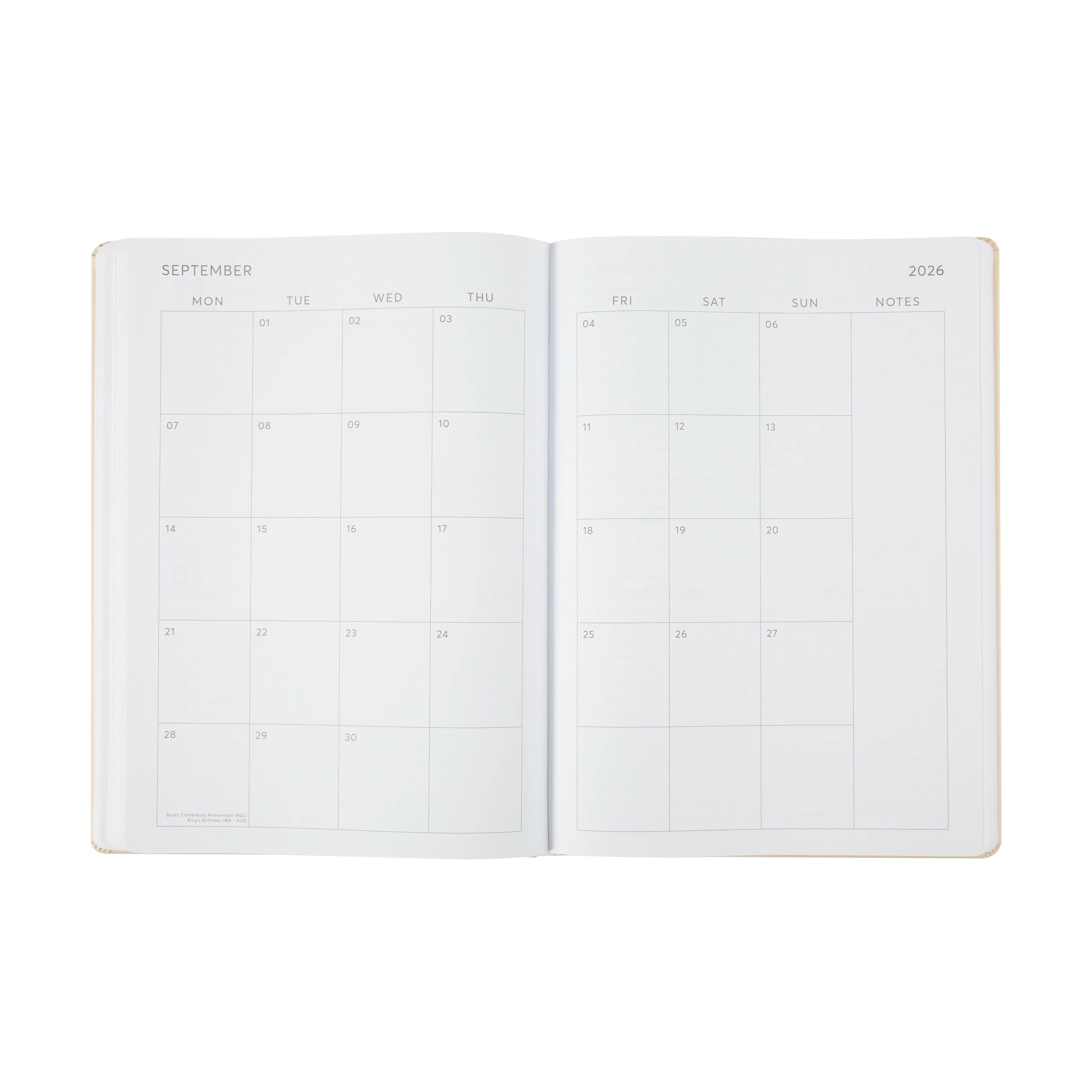 5 2026 Daily Diary - Beige, 5 of 8