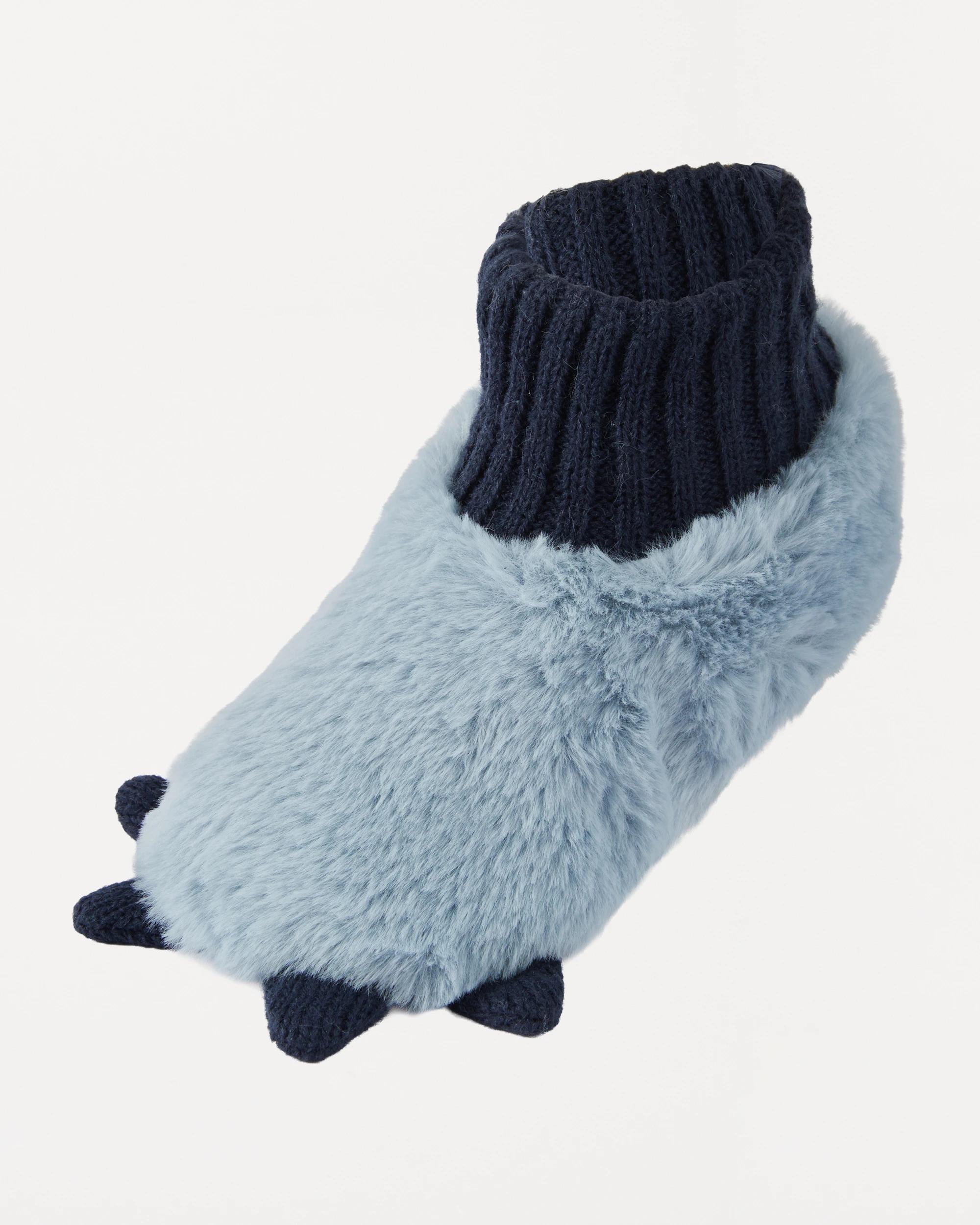 1 Dino Cosy Socks Blu Socks, 1 of 4