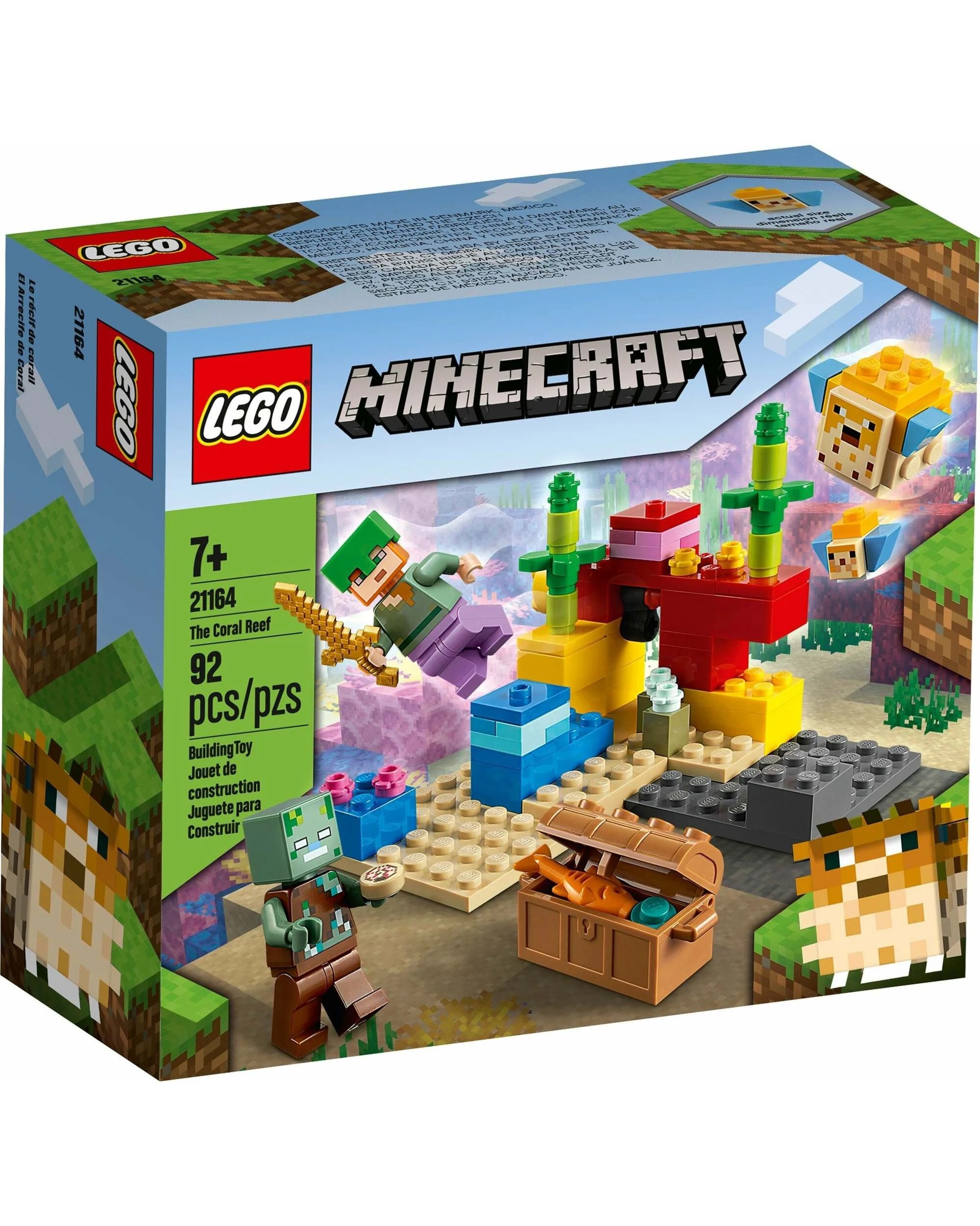 1 Lego Minecraft 21164 The Coral Reef, 1 of 5