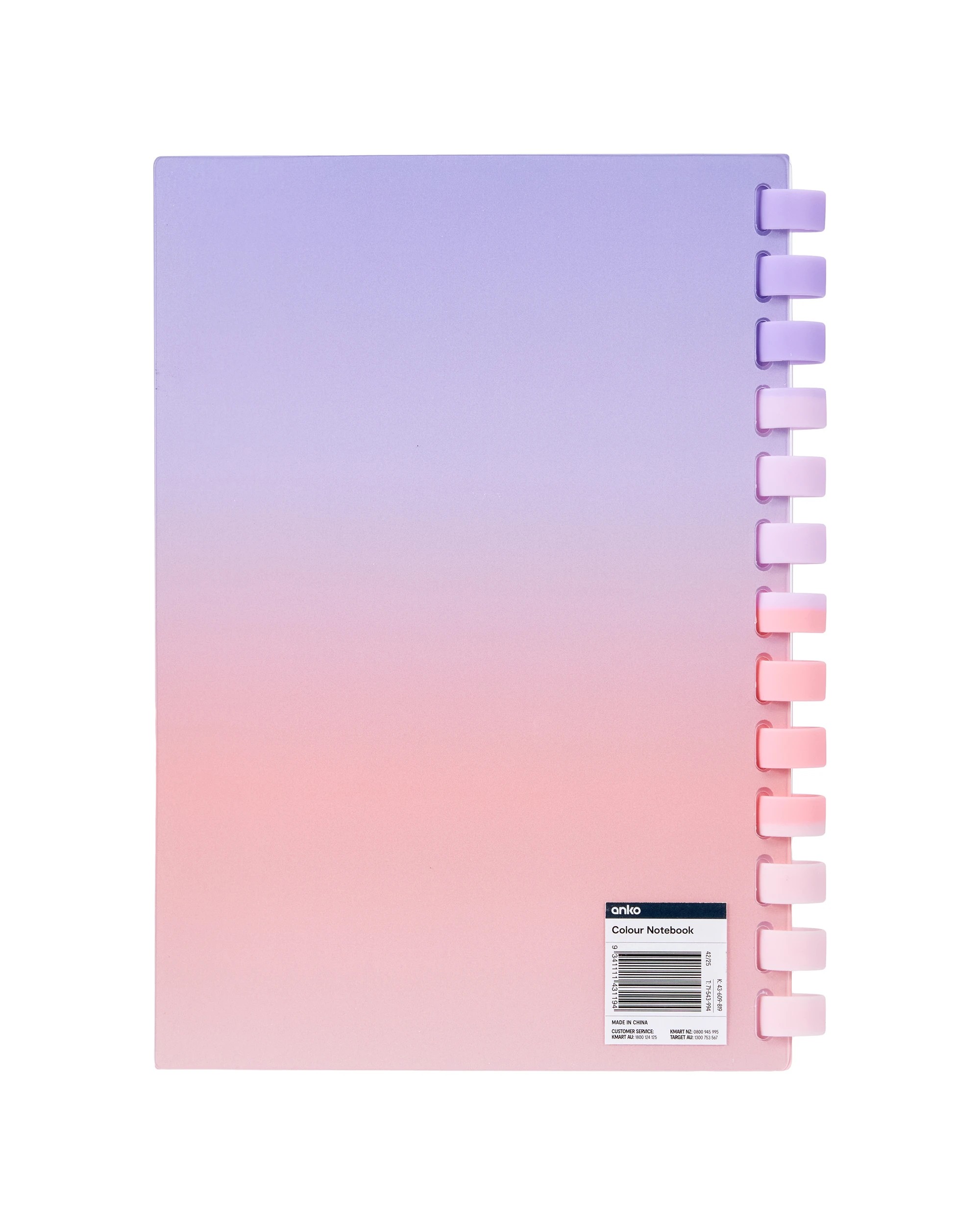 4 Colour Notebook - Pink and Purple, 4 of 4