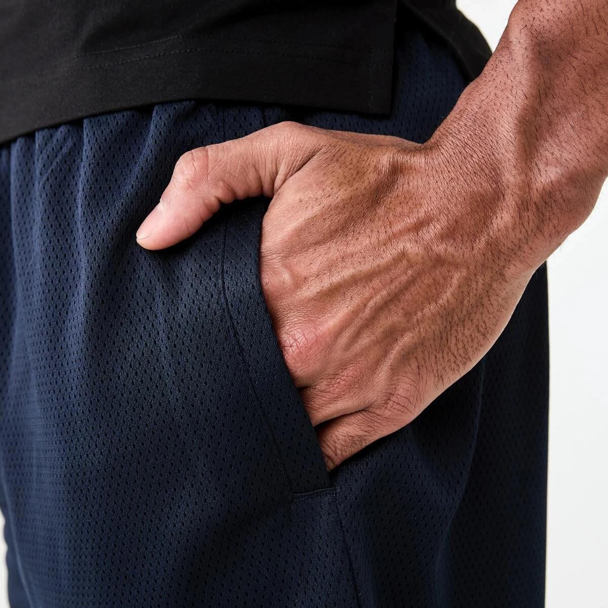 5 Active Mens Performance Mesh Shorts SHADE NAVY, 5 of 7