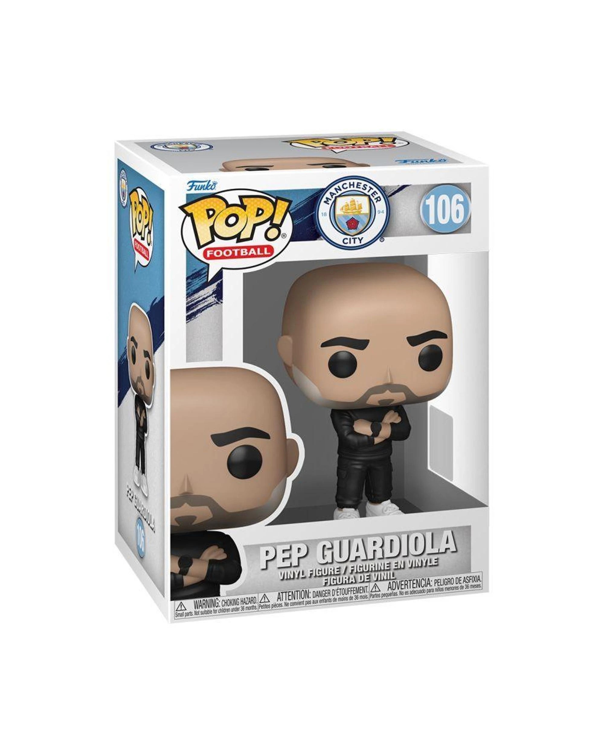 3 Football Manchester City Pep Guardiola Funko POP! Vinyl, 3 of 3