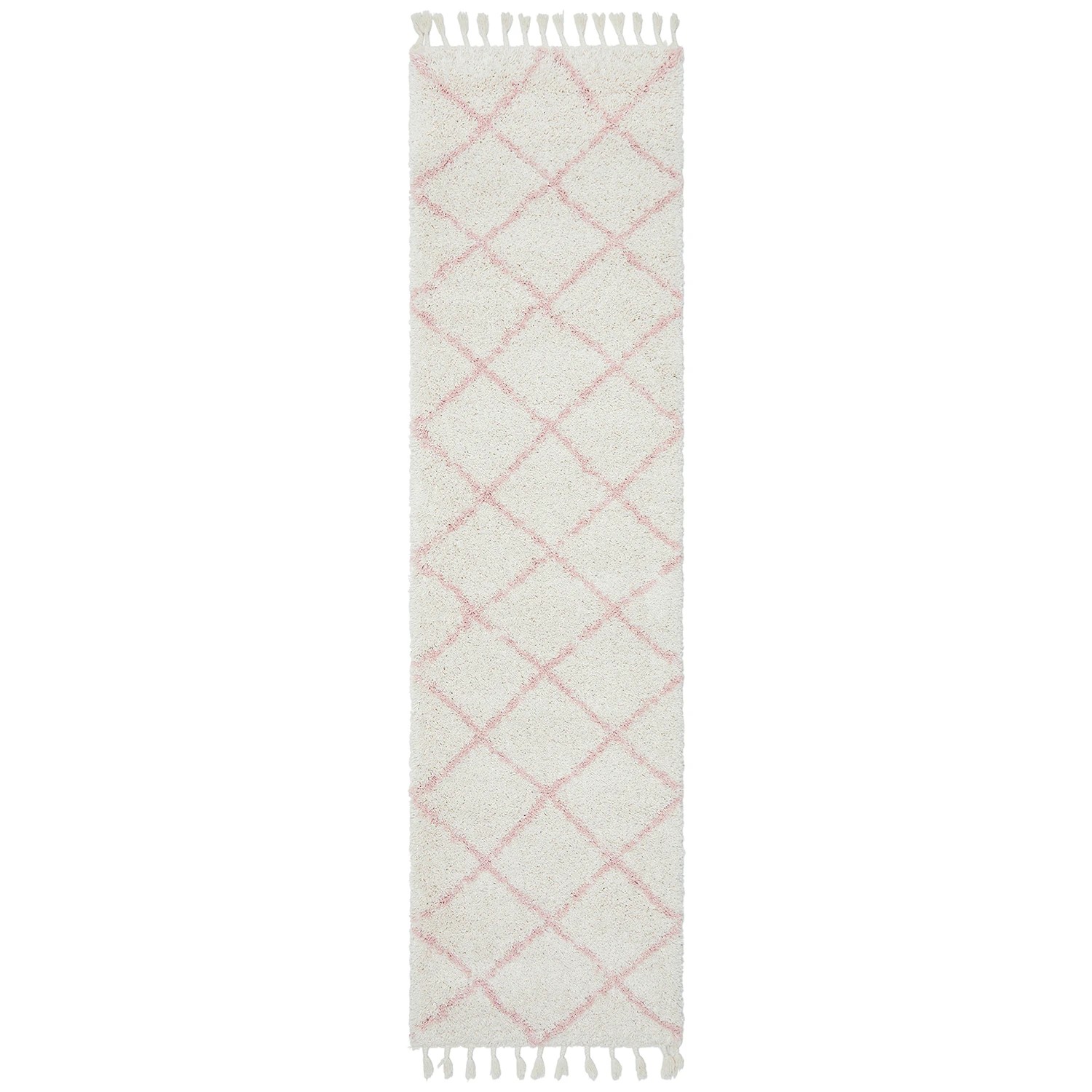 2 Common Ground Rugs Amber 22 300x80cm - Medium Runner Power Loomed Shag Rug - Natural, 2 of 7