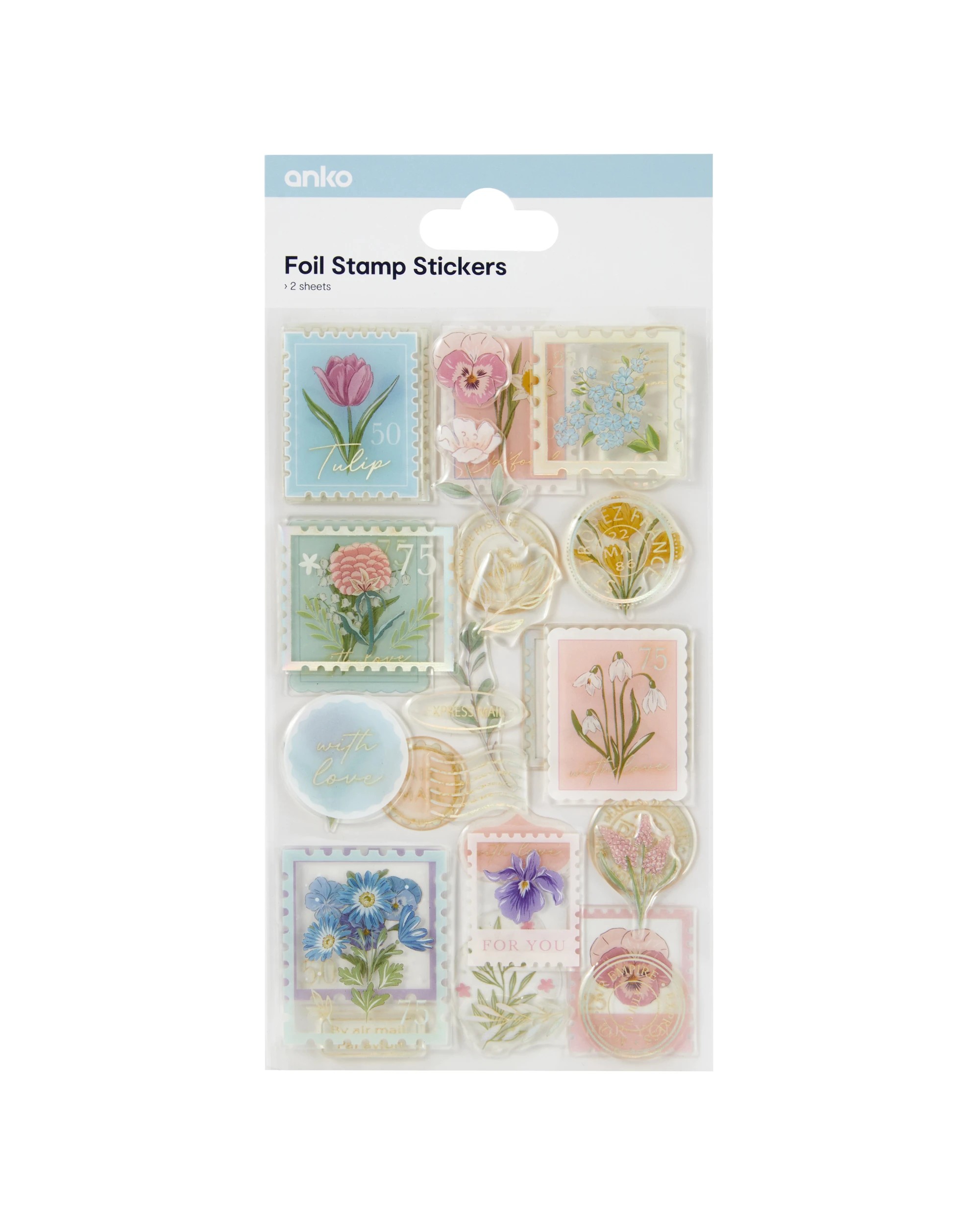 1 Foil Stamp Stickers, 1 of 3