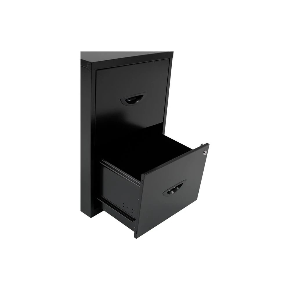 4 Soho 2 Drawer Filing Cabinet Black Cabinets Filing Drawer Cabinets, 4 of 4
