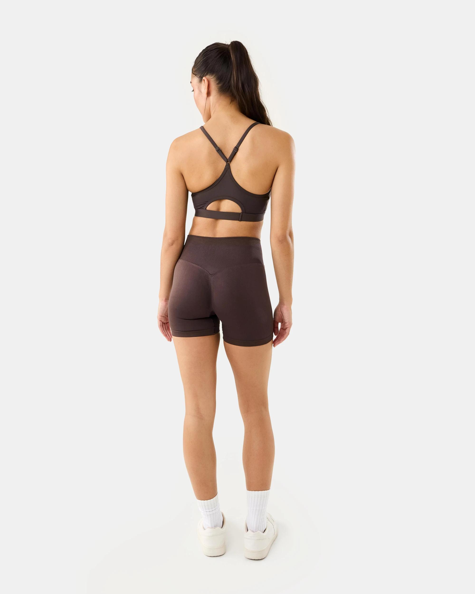 4 Active Womens Lift and Form Bike Shorts Espresso, 4 of 6