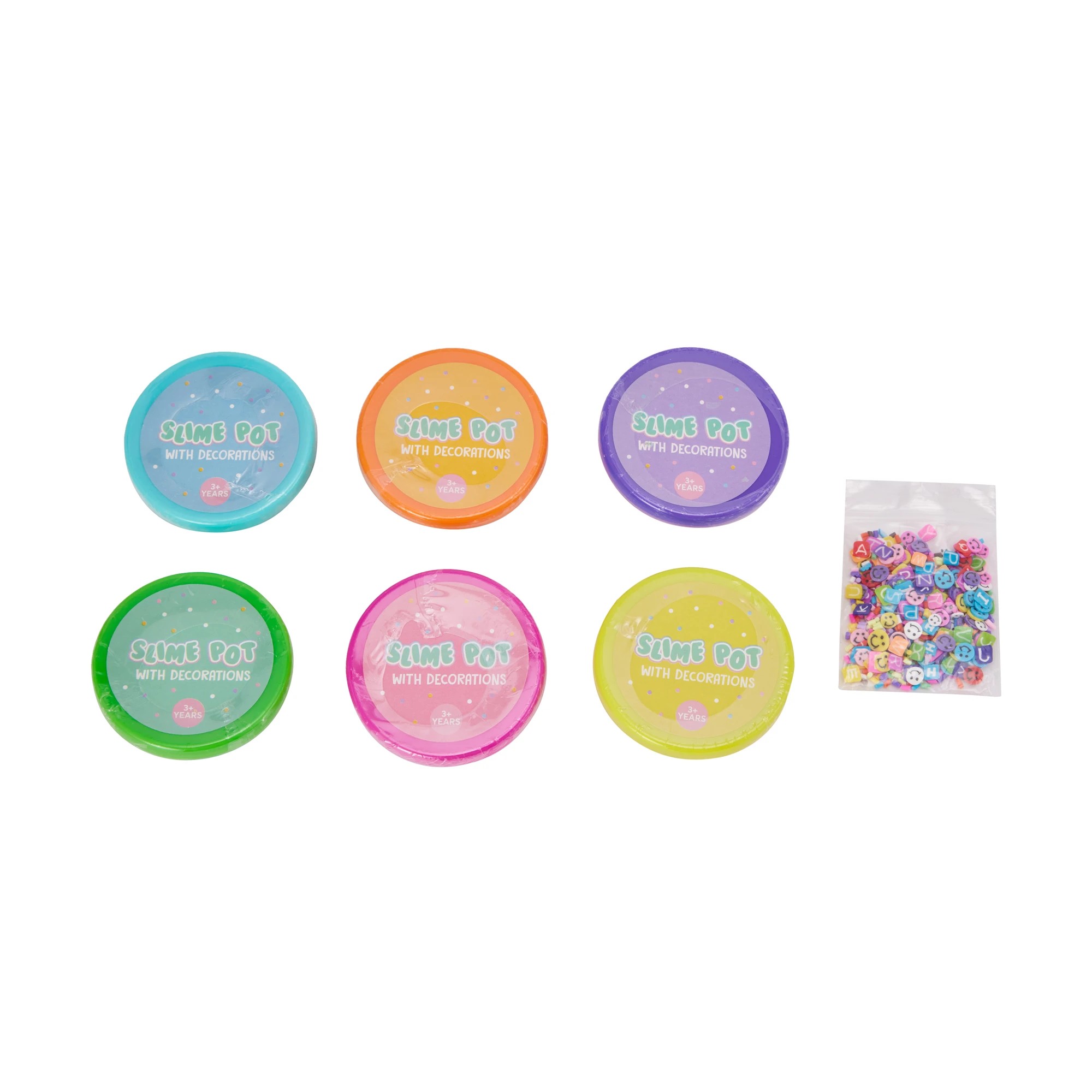 2 6 Pack Slime Pots with Decorations, 2 of 9