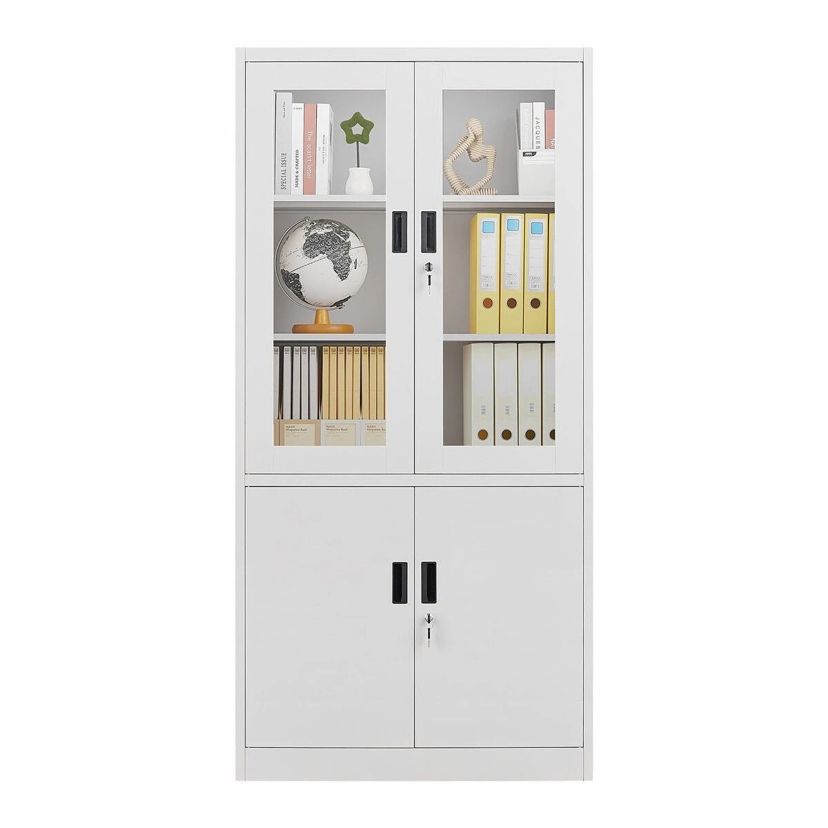 6 Ausway Steel Filing Cabinet Locker Office File Storage Shelves, 6 of 6