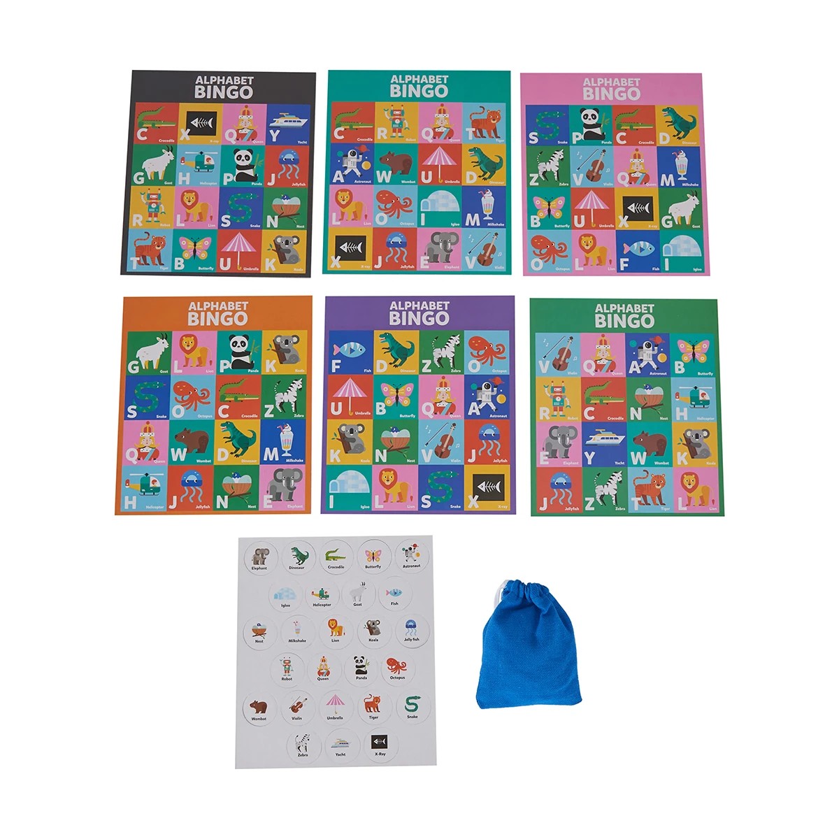 3 Alphabet Bingo, 3 of 9