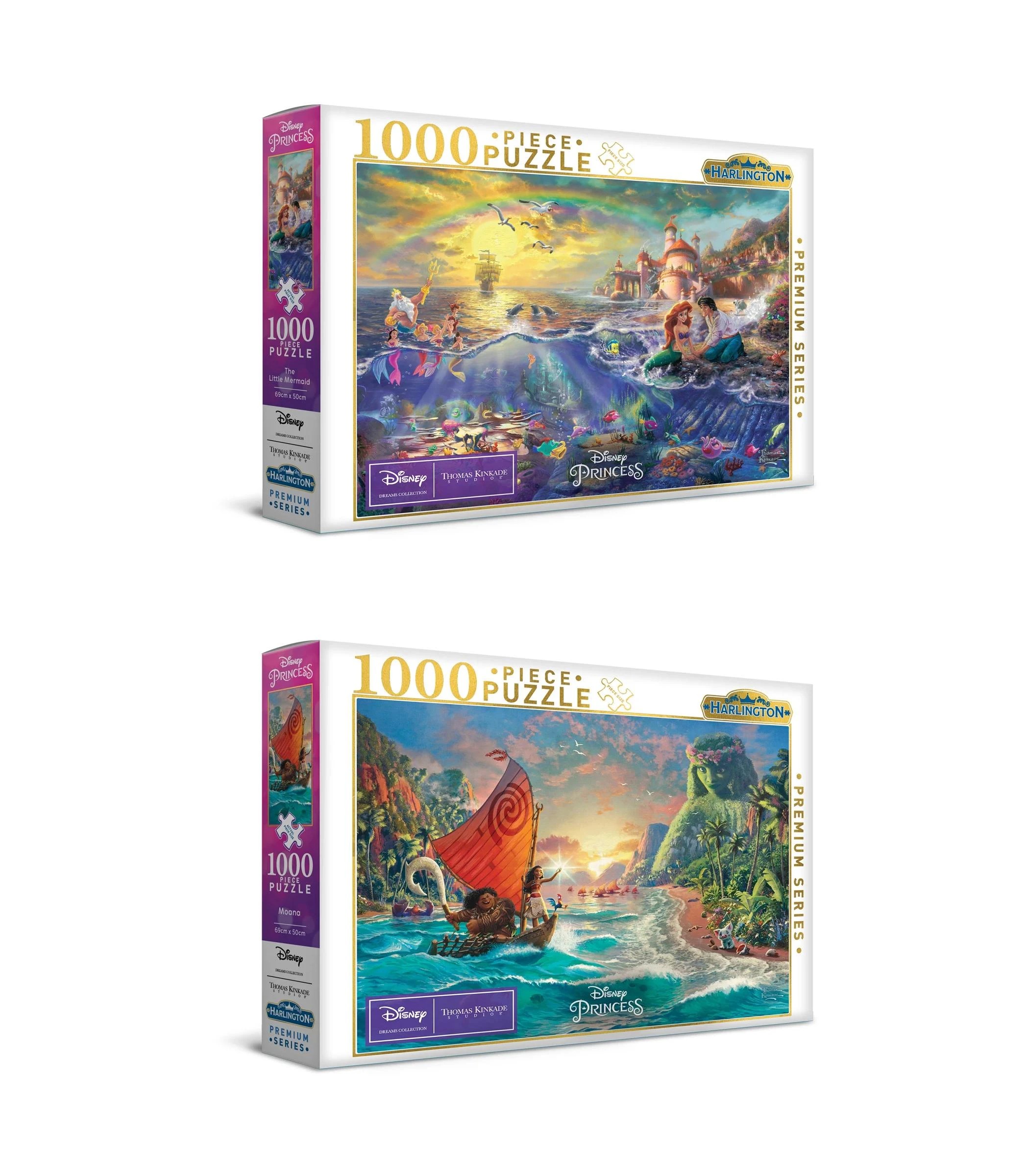 1 Harlington - Kinkade Disney Princess 1000 Piece Jigsaw Puzzle - Assorted* - Multi, 1 of 8