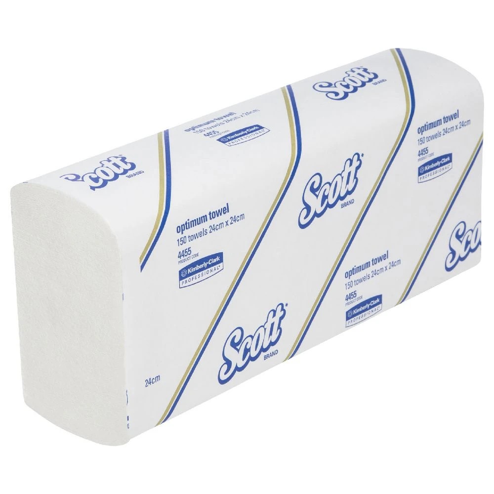 3 Scott Optimum Hand Towel 24 x 24cm 150 Sheets 16 Pack, 3 of 6