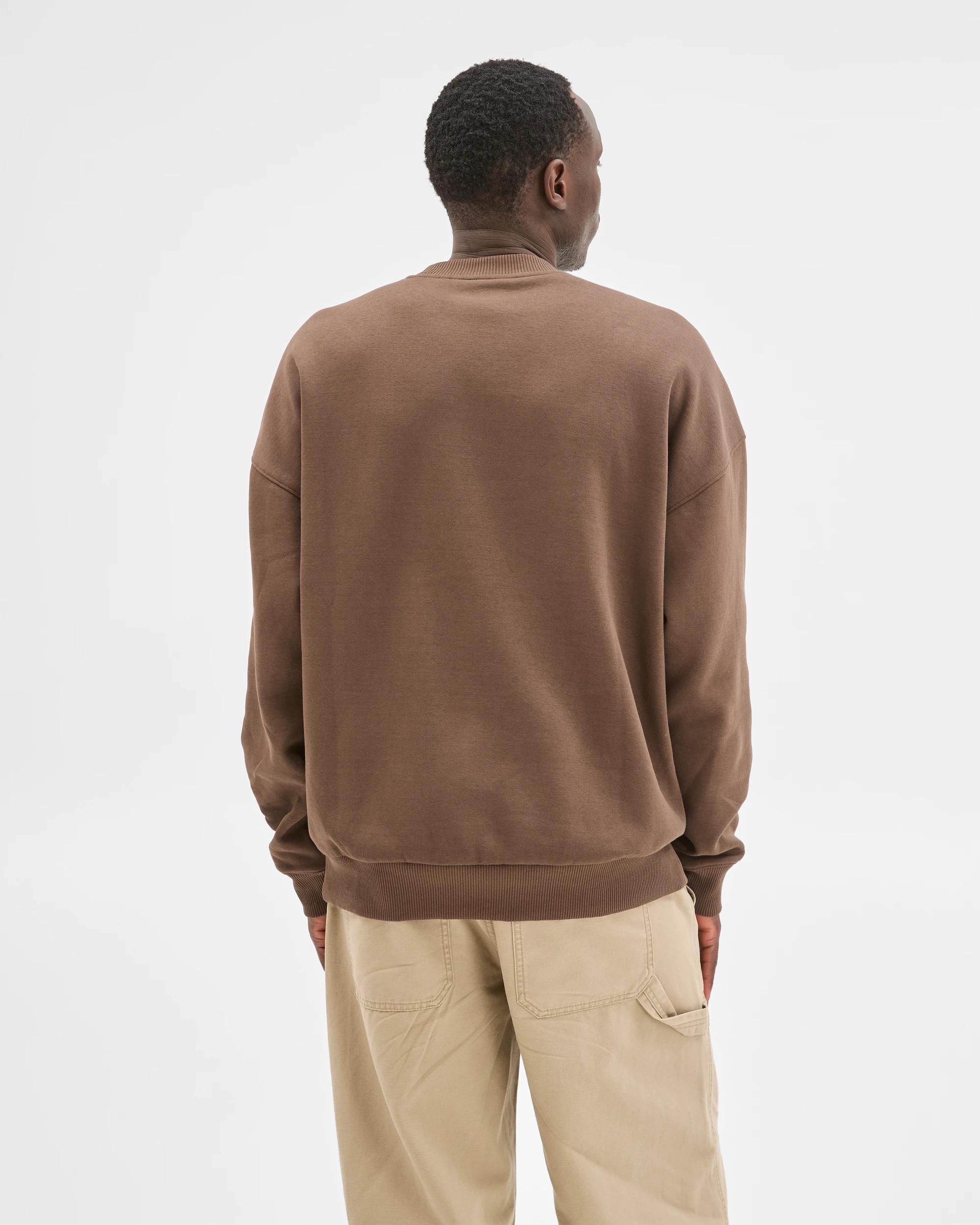 4 Commons Australian Cotton Blend Graphic Jumper CHOC BROWN, 4 of 6