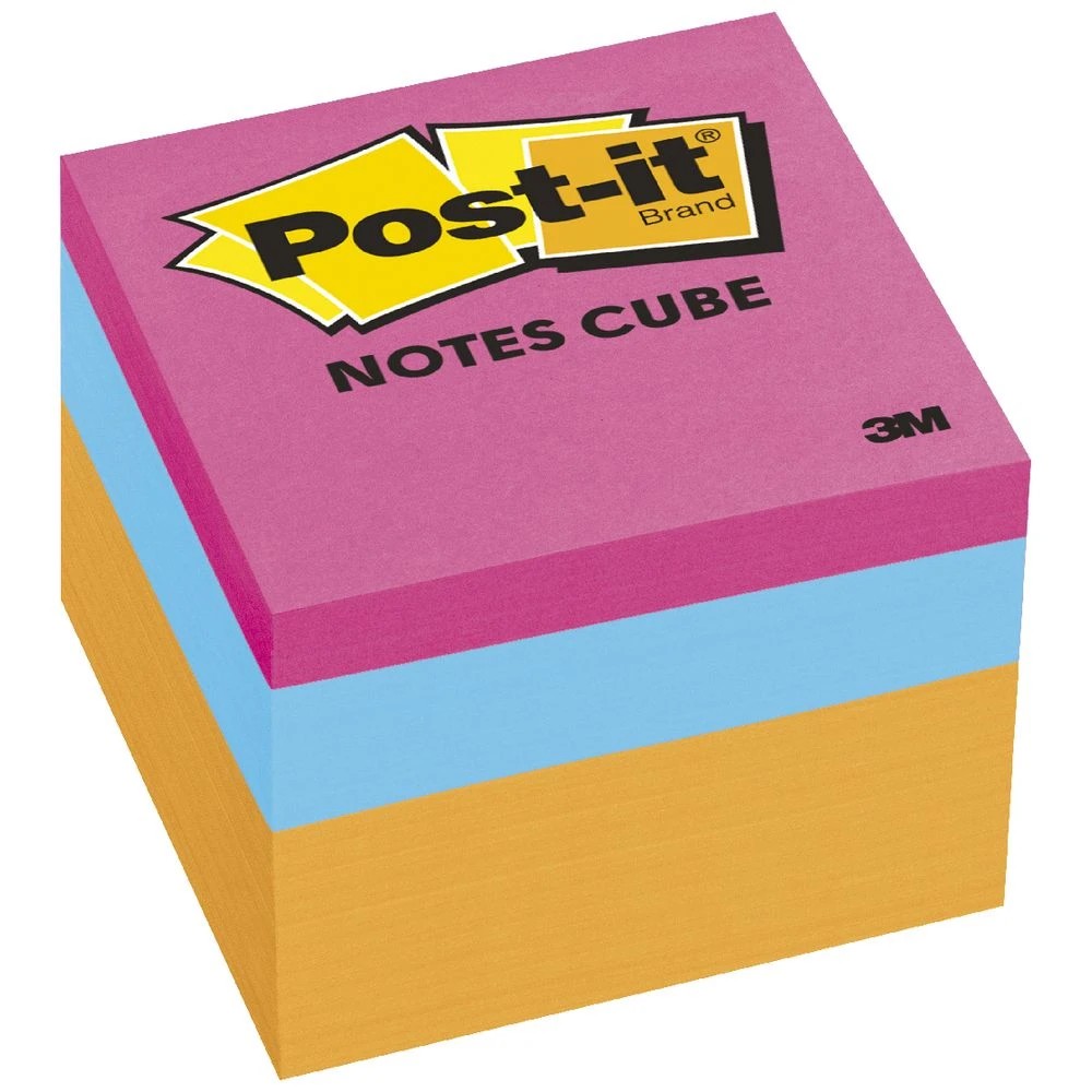 3 Post-it Notes Cube 76 x 76mm Orange Wave, 3 of 3