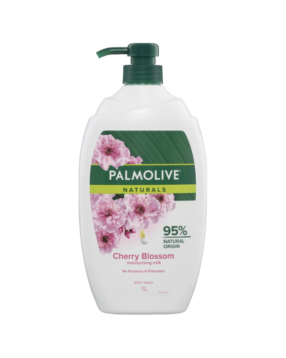 Palmolive Naturals Body Wash 1L - Cherry Blossom & Moisturising Milk
