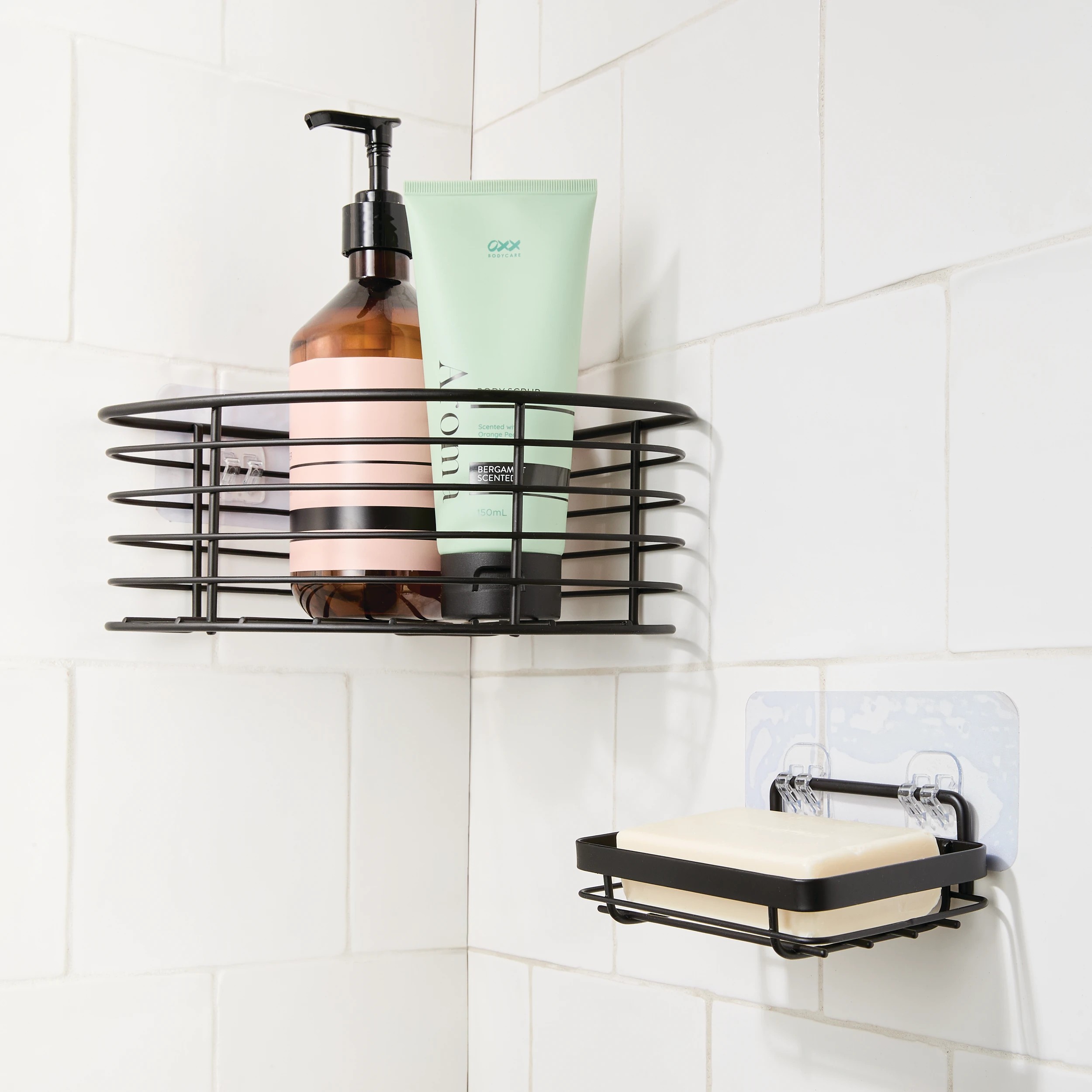 1 Adhesive Bathroom Accessory Set, 1 of 9