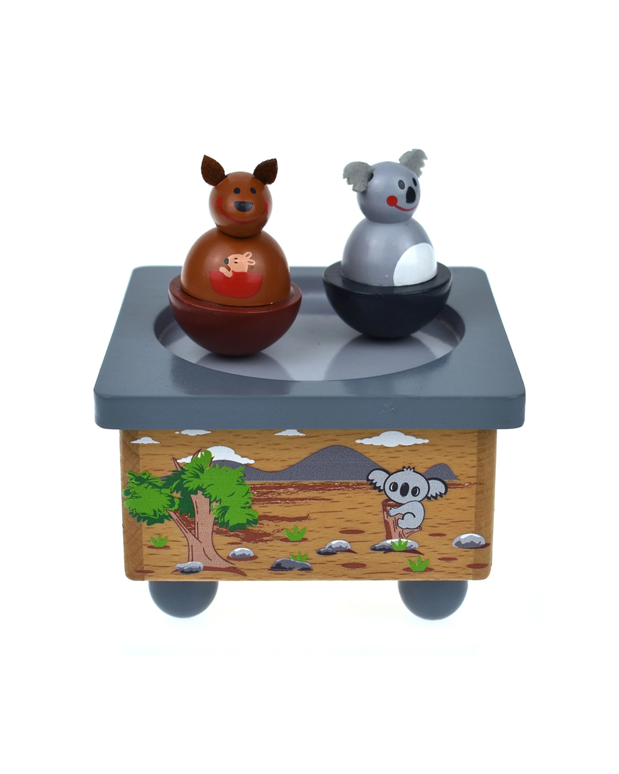 2 Kaper Kidz Dancing Magnetic Music Box Koala & Kangaroo Kids - Multi, 2 of 8