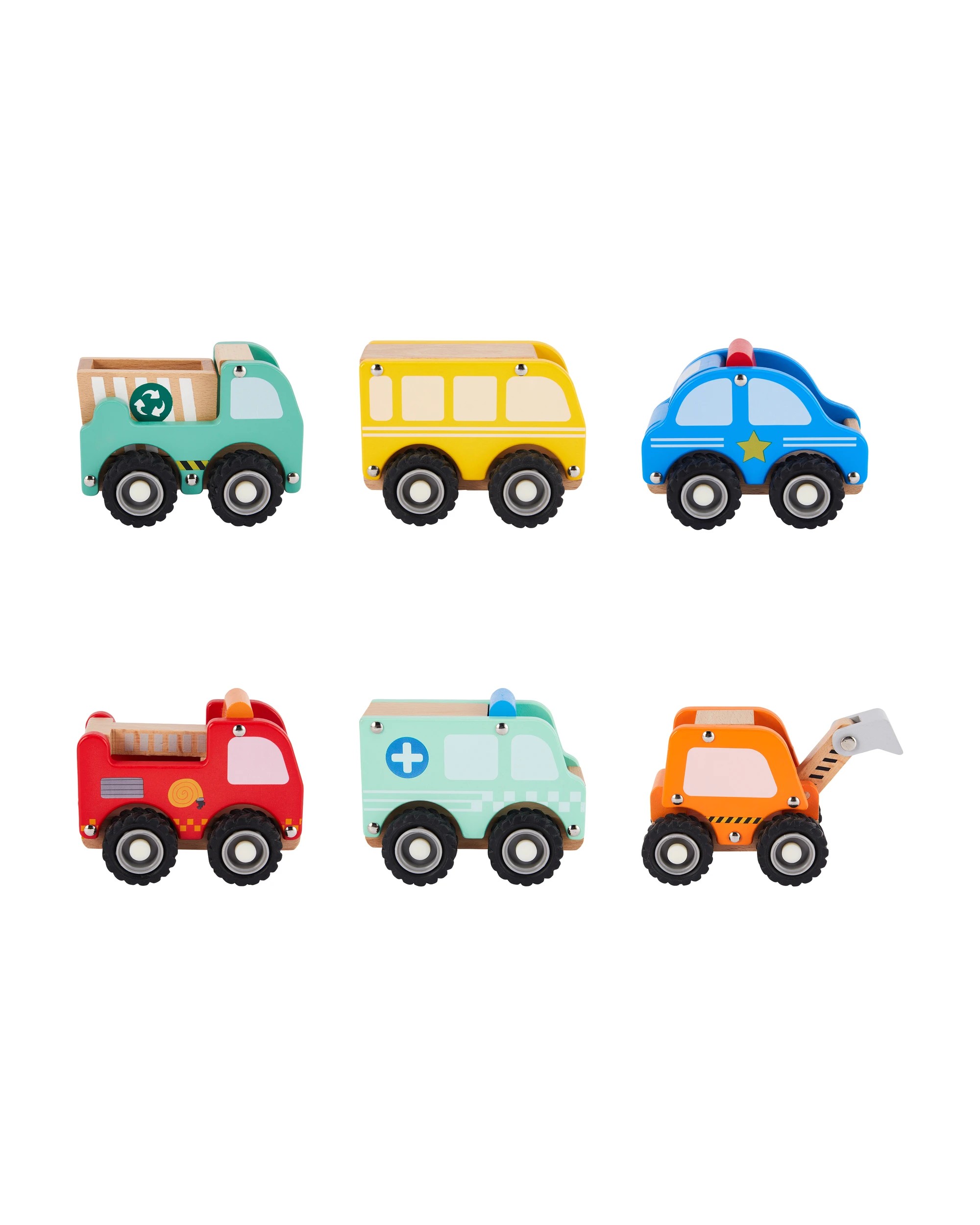3 Wooden Vehicle Toy - Assorted, 3 of 5