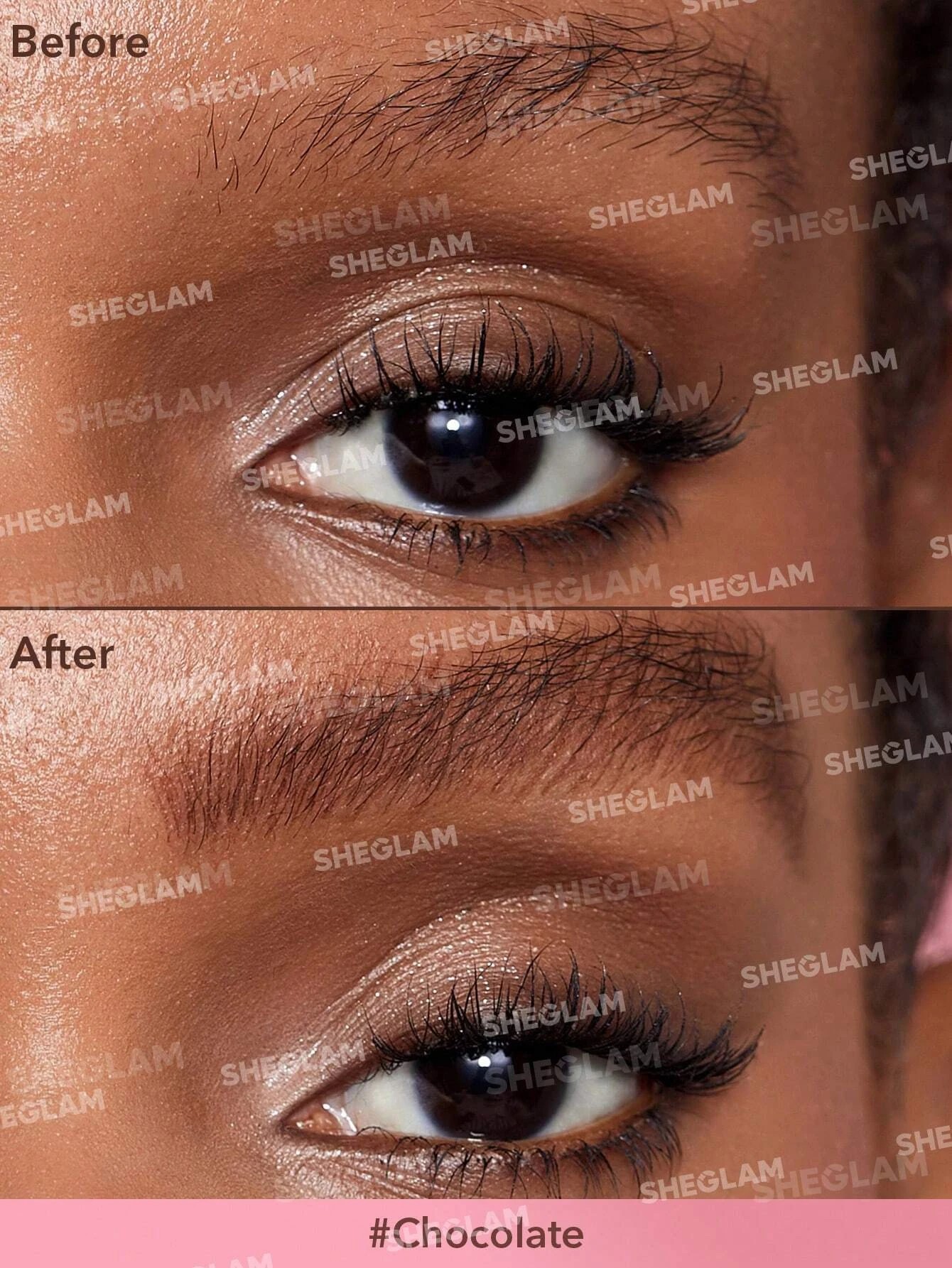 2 SHEGLAM Brow-Fection Angled Brush & Dip - Chocolate, 2 of 7