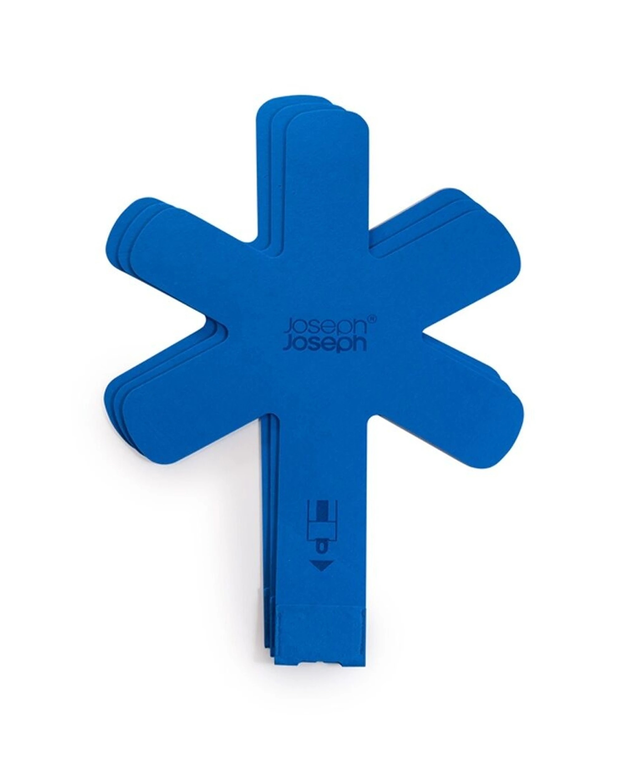 1 Joseph Joseph 3pc Space Flexible Felt Pan Protector Set Protects Pans - Blue, 1 of 7