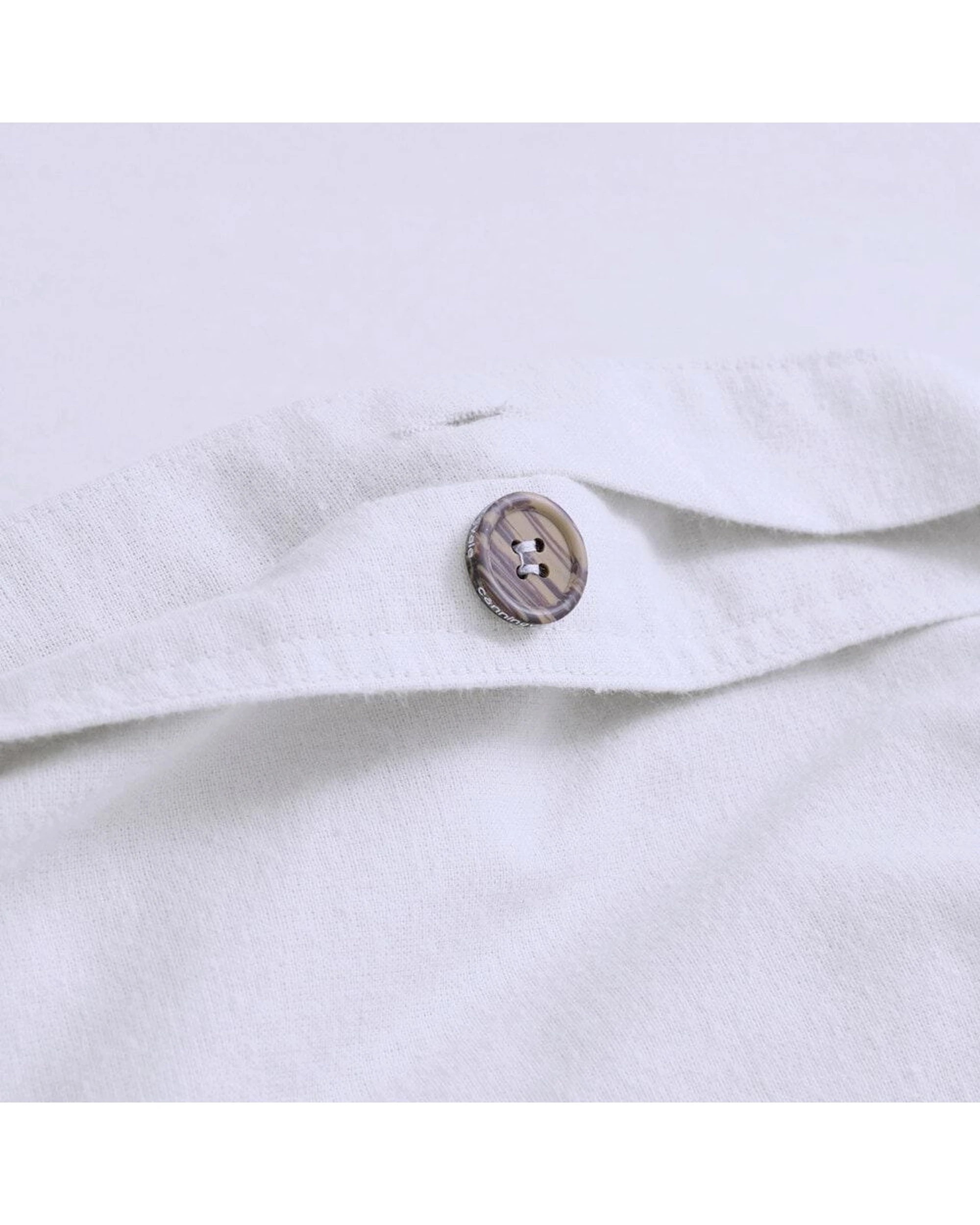 1 Canningvale Cozi Cotton Flannelette Quilt Bed Bedding Cover Set Queen - White, 1 of 2