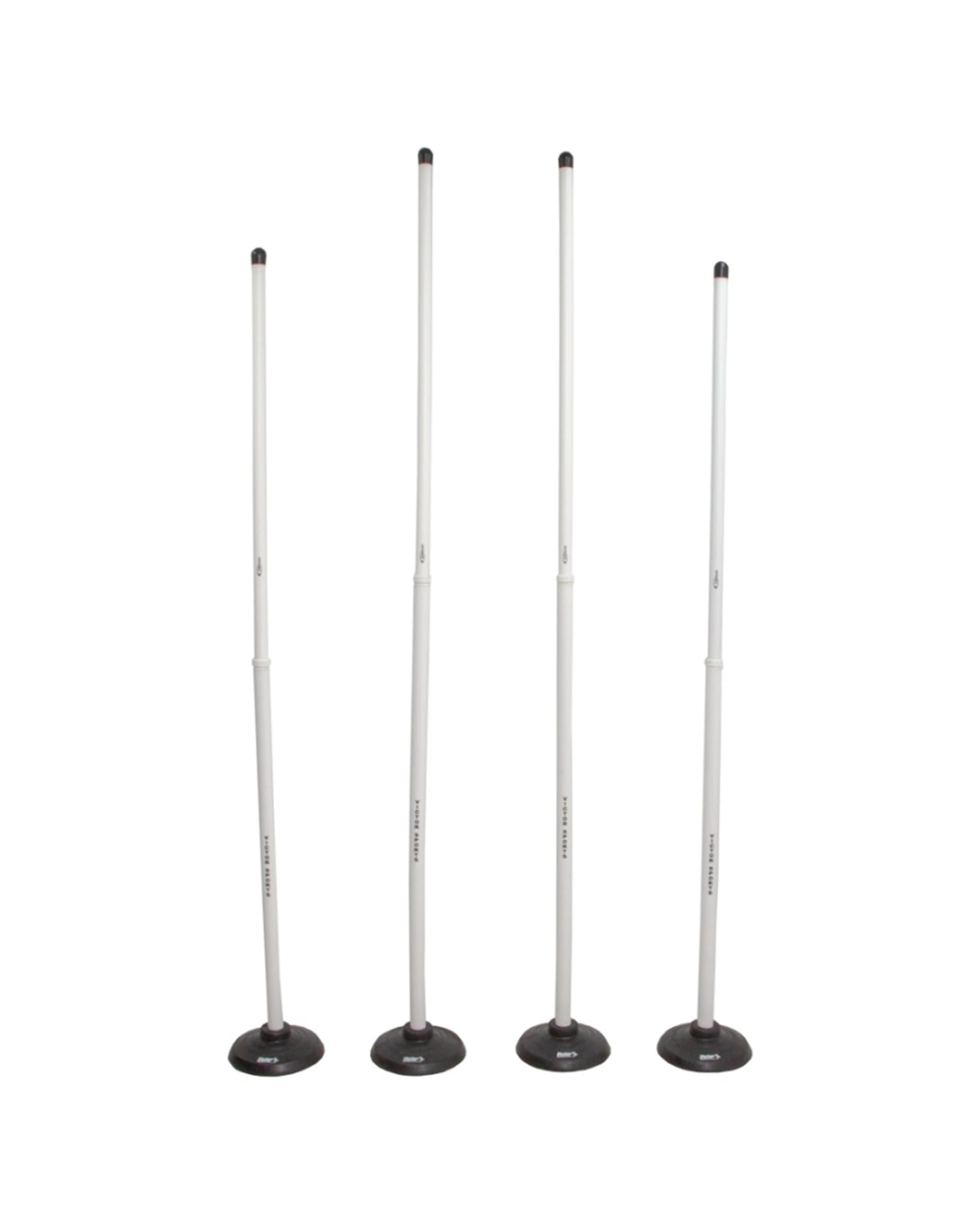 1 Victor Sports 4pc AFL Telescopic Junior Goal Post Set Carry Bag Portable - Multi, 1 of 2