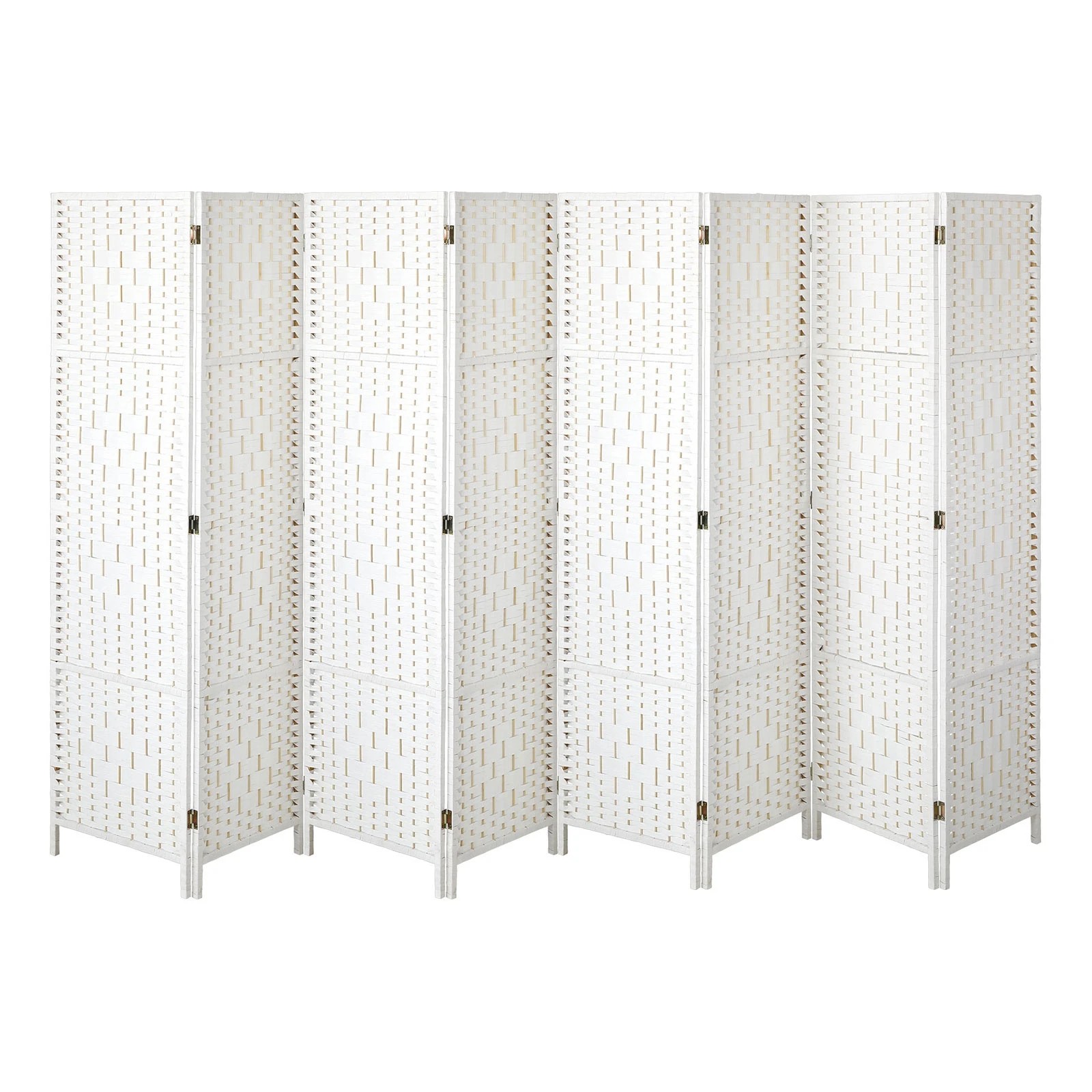 8 Oikiture 8 Panels Room Divider - White, 8 of 10