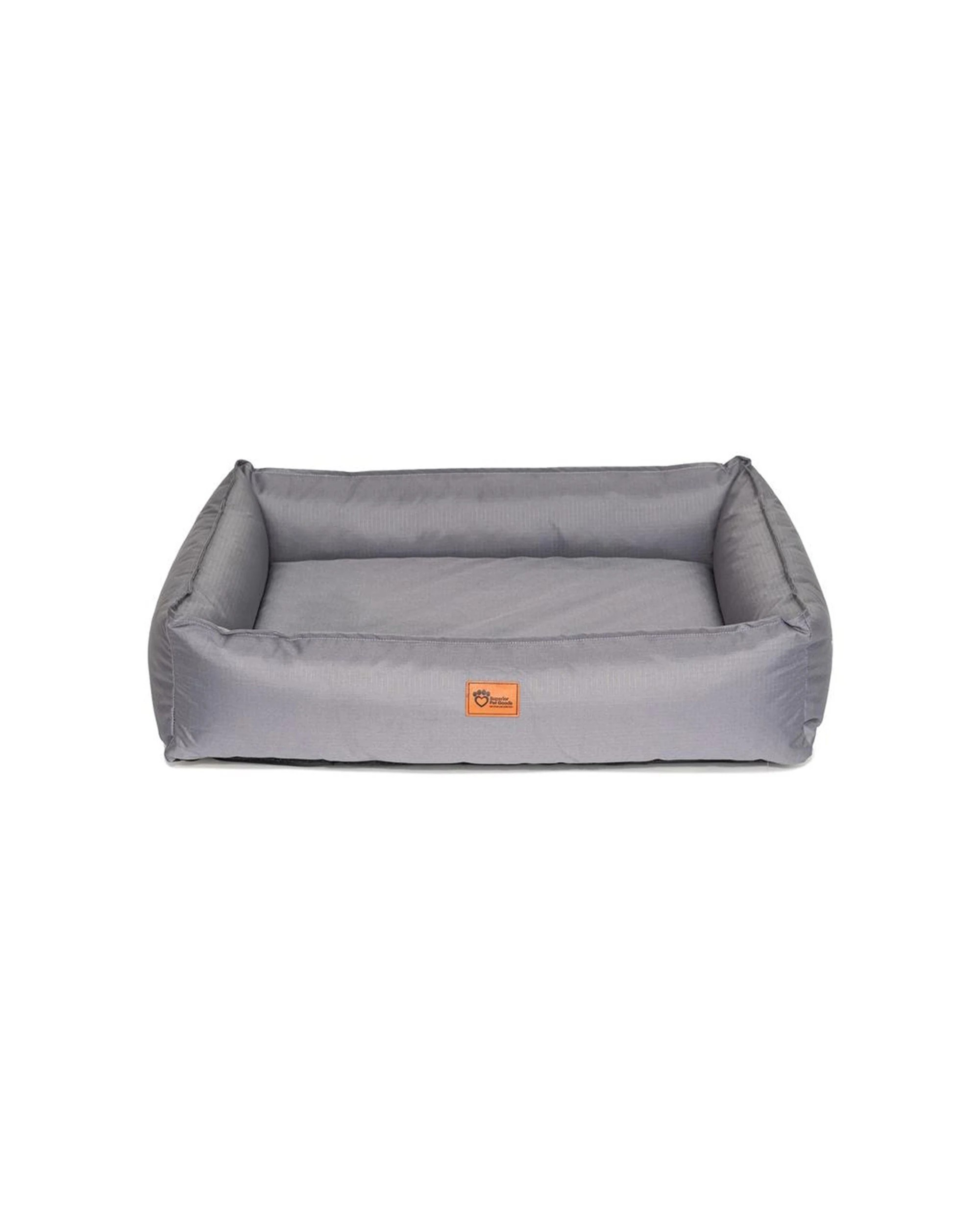 1 Superior Pet Goods Dog Lounger Ortho Ripstop Small Tear Resistant Waterrepellent
 - grey, 1 of 3