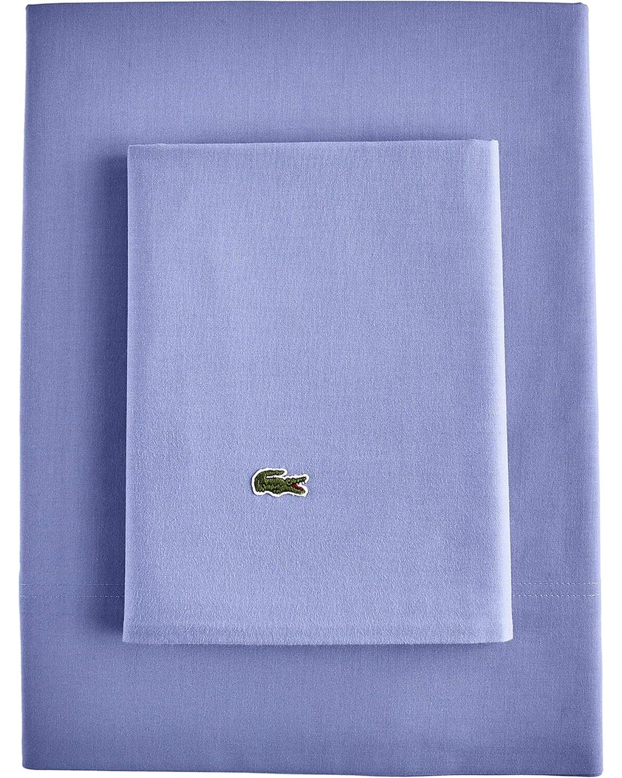 2 Lacoste 4-Piece California King Bed Sheet Set in Slate Blue - King Bed, 2 of 5