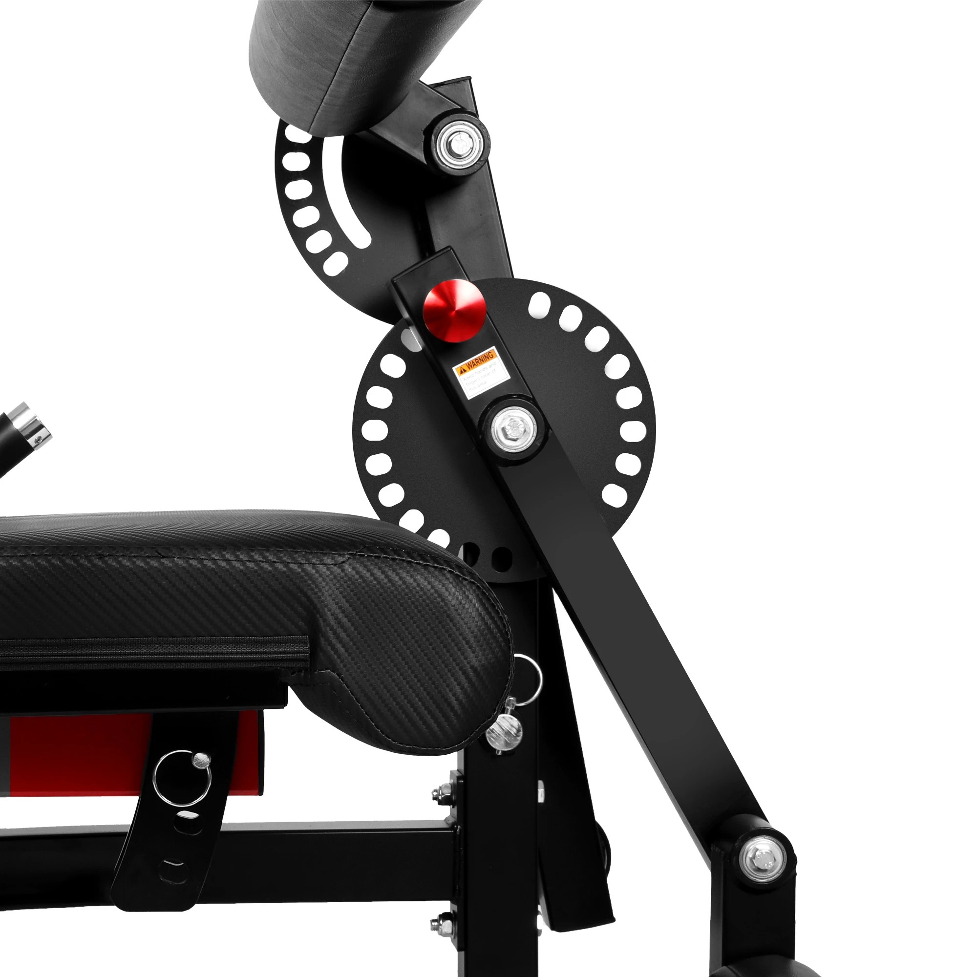 5 Centra Leg Extension Leg Curl Machine Adjustable Seat Backrest Plate Loaded Firm, 5 of 9