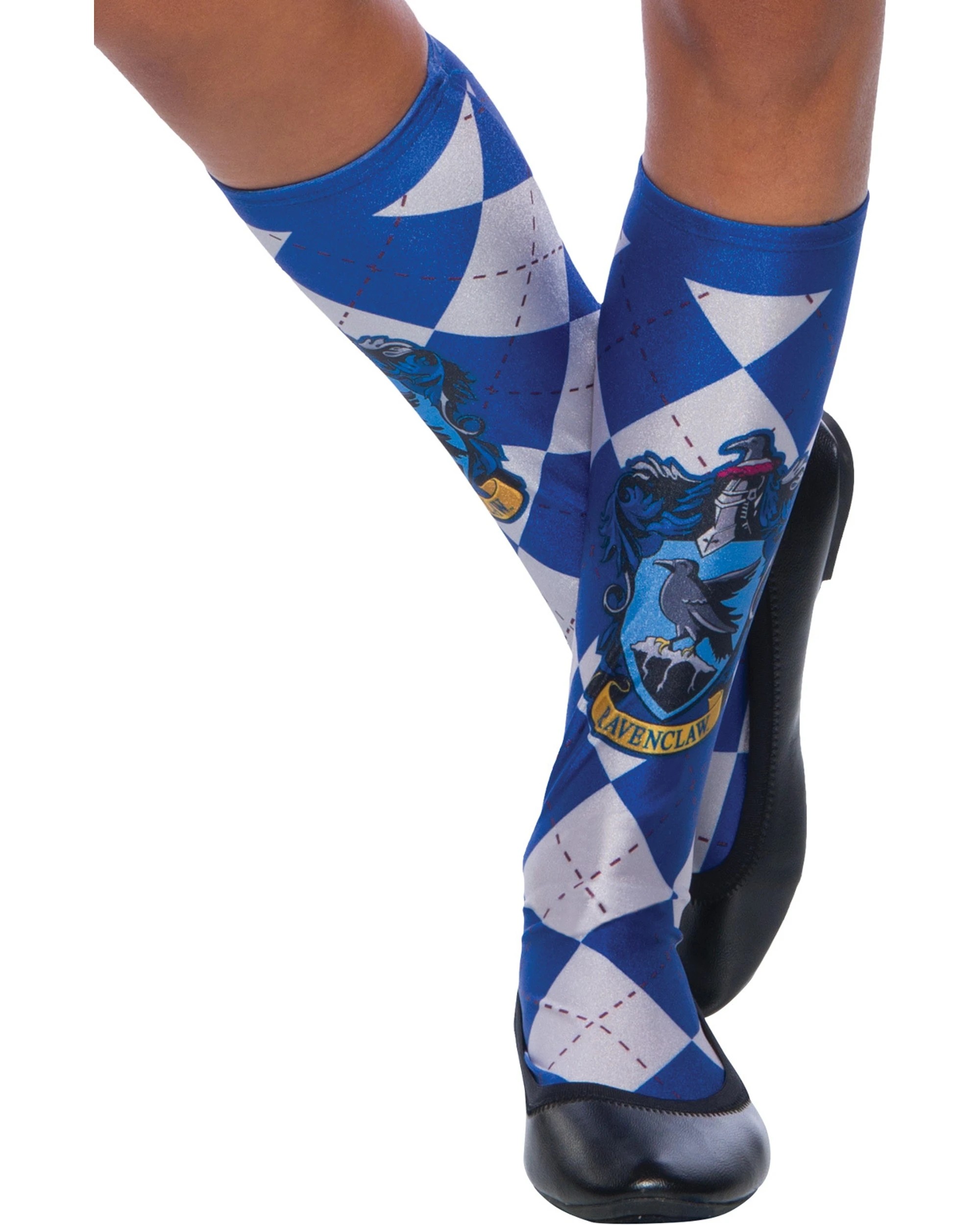 2 Harry Potter Ravenclaw Socks Kids Child Costume - Pattern, 2 of 2