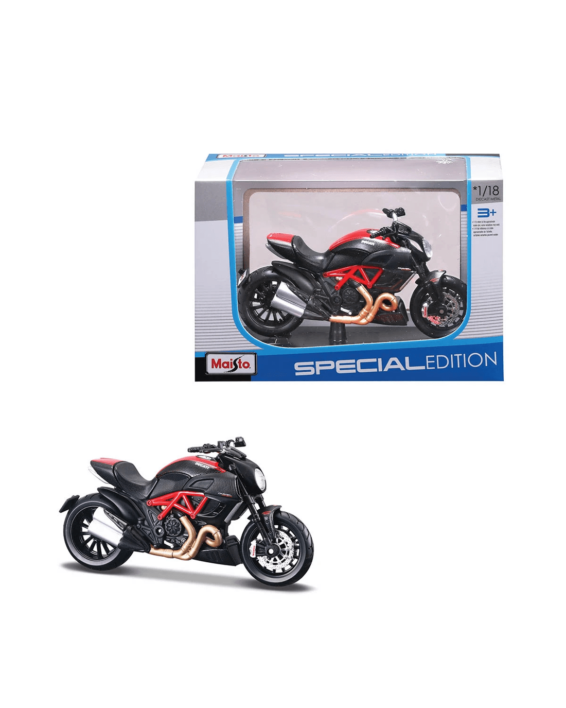 4 Maisto Special Edition 1/18 Die-cast Metal Motorbike Toy - Assorted, 4 of 9