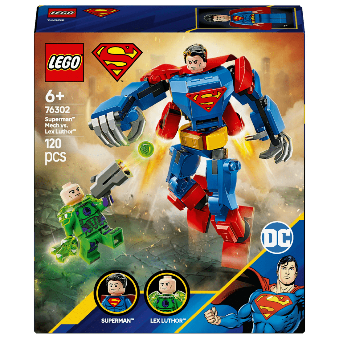 1 LEGO Super Heroes Superman Mech vs. Lex Luthor 76302, 1 of 10