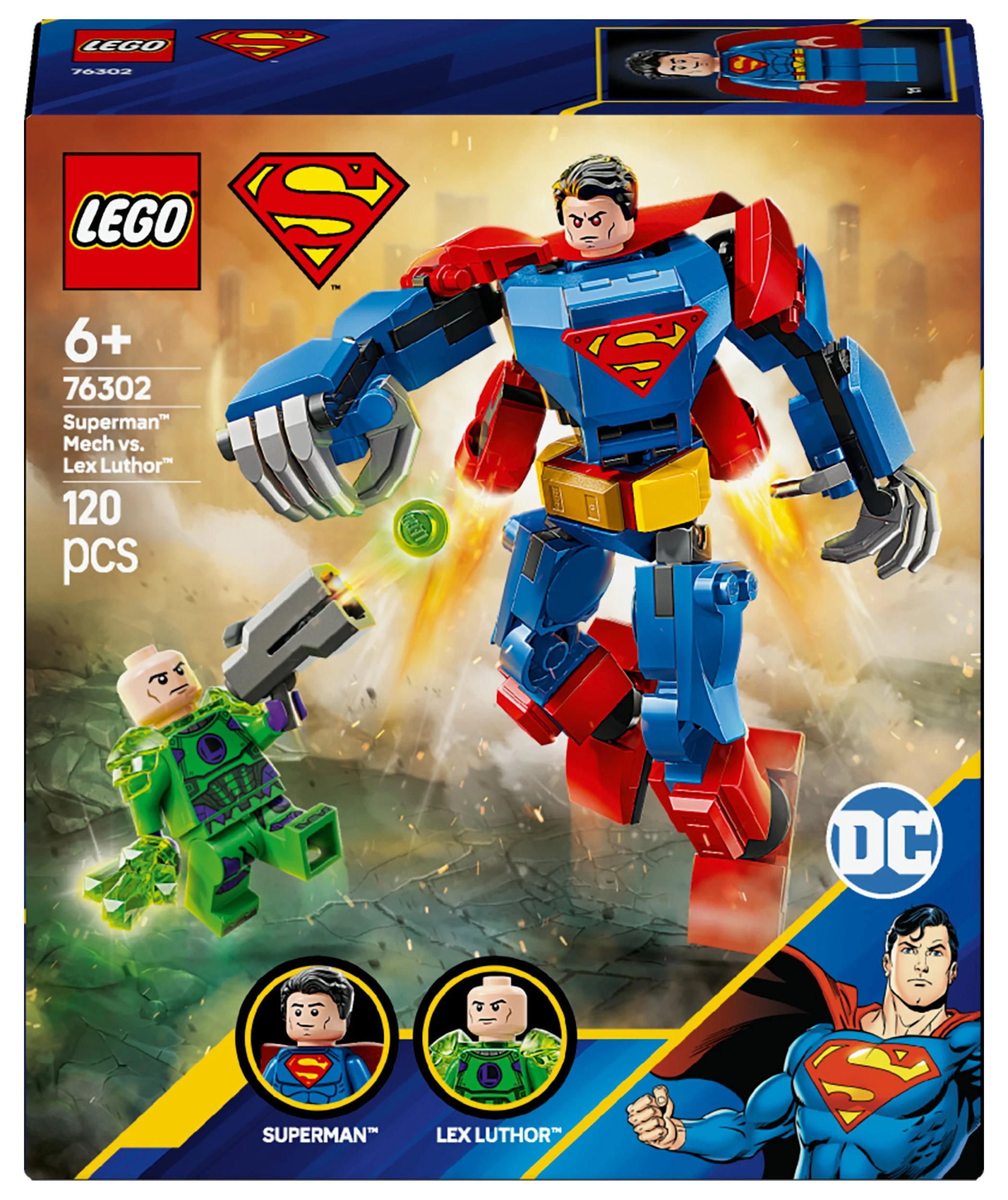 1 LEGO Super Heroes Superman Mech vs. Lex Luthor 76302, 1 of 10