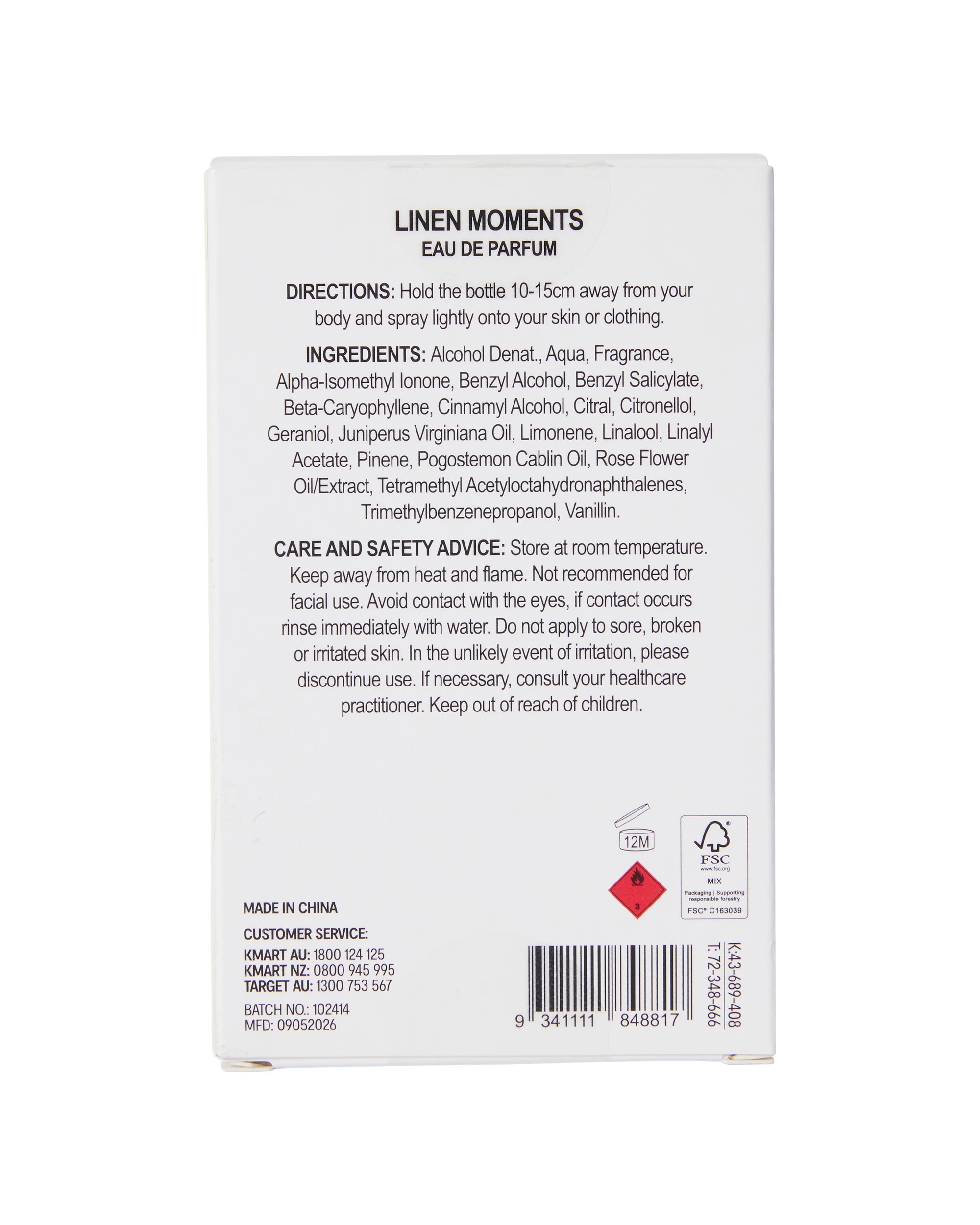 6 OXX Beauty Linen Moments Eau De Parfum 50ml, 6 of 6