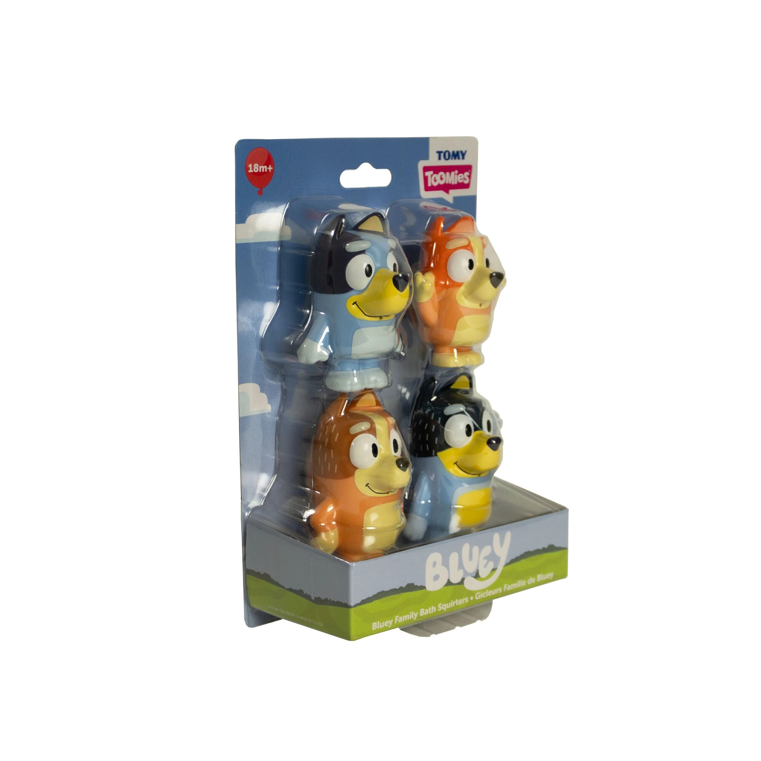 2 Bluey Squirter 4-Pack Bath Toy - Multi, 2 of 6