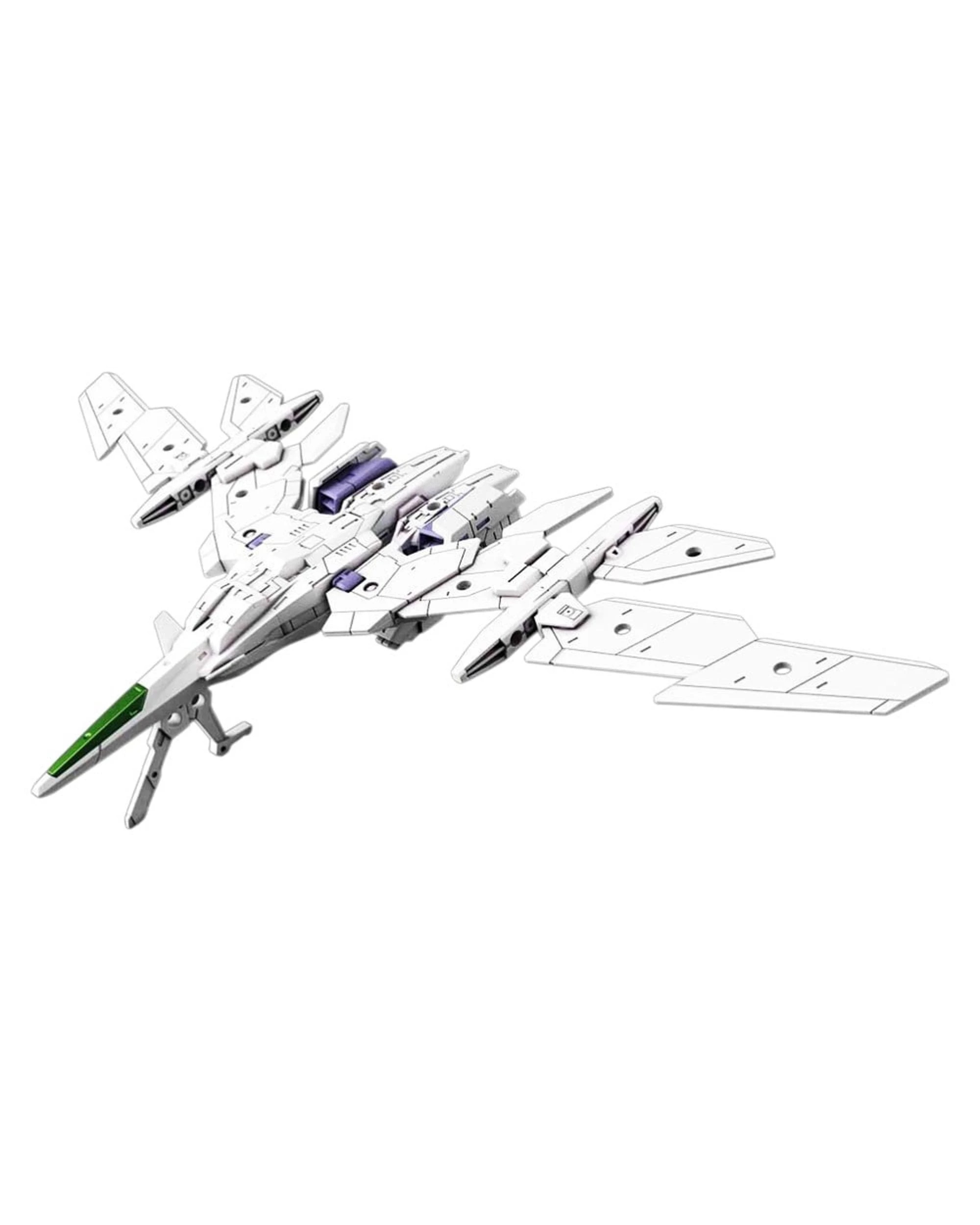 2 Bandai 30MM Extended Armament Vehicle Air Fighter Version White 1/144 Model Kit, 2 of 4