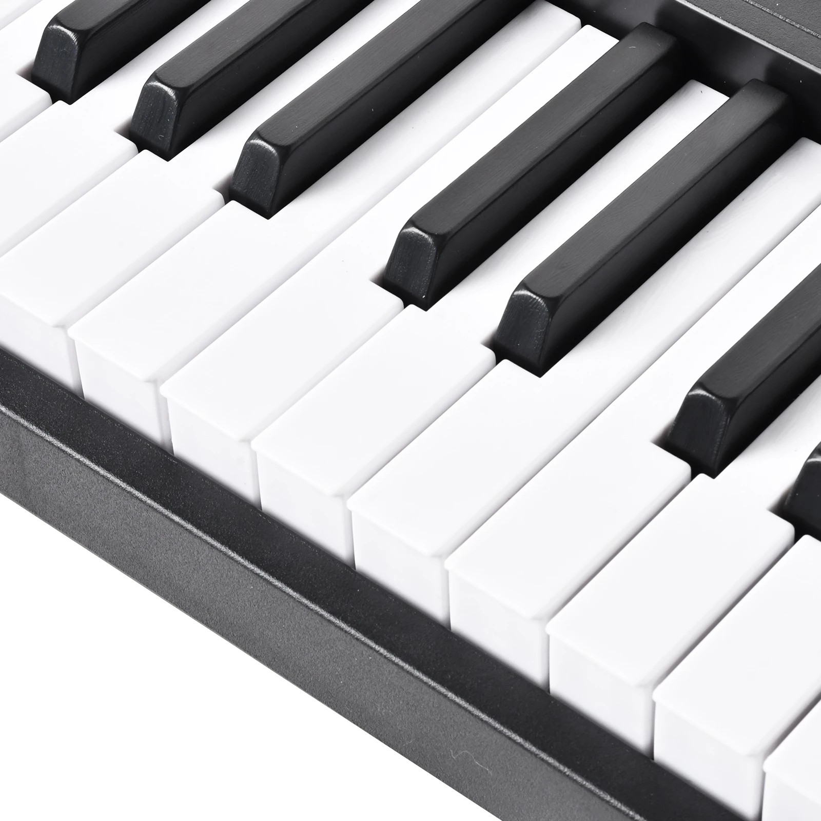 6 Advwin 61-Key Foldable Electronic Keyboard Piano Portable Digital Piano - Black, 6 of 8