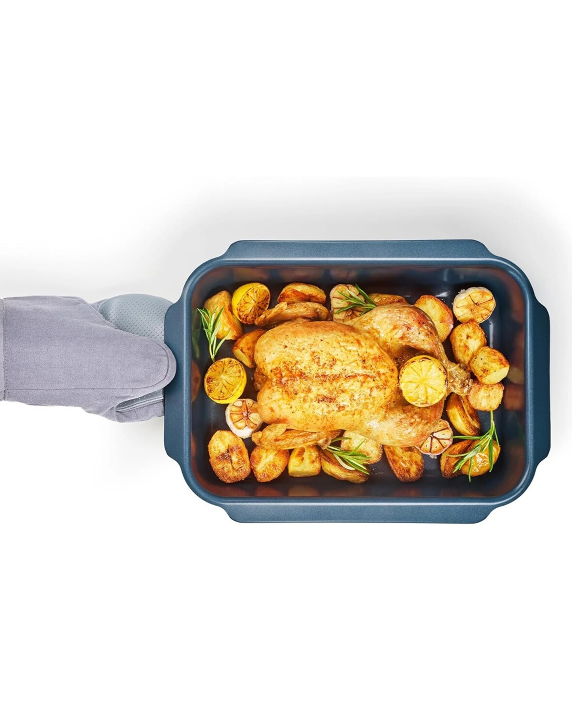 2 Joseph Joseph Carbon Steel Non-Stick Nest Oven Tray Kitchen Cookware Large - Blue, 2 of 3