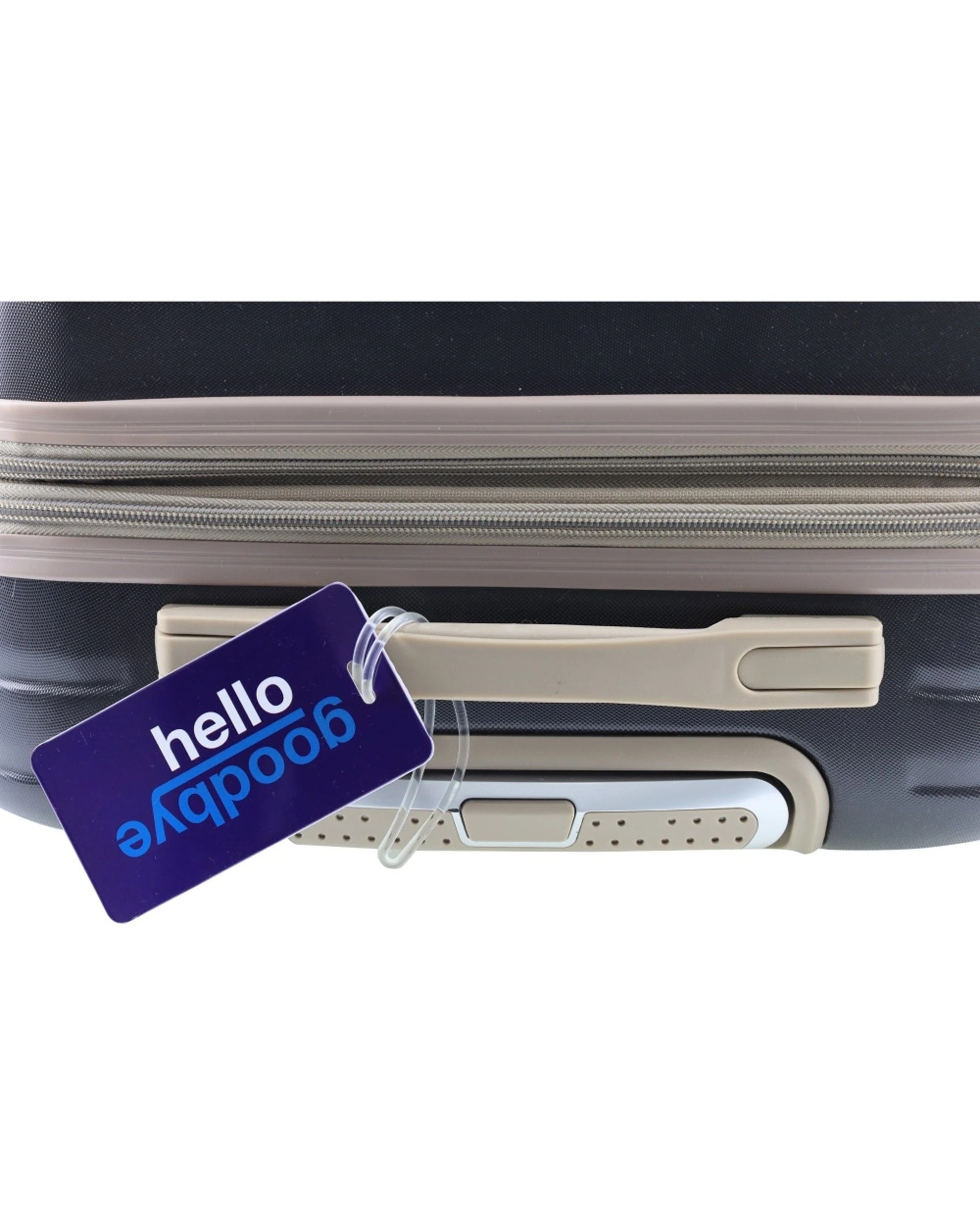 4 Milleni Vibrant Flexible Durable Travel Luggage/Suitcase Tag Loop Strap Hello - Blue, 4 of 4