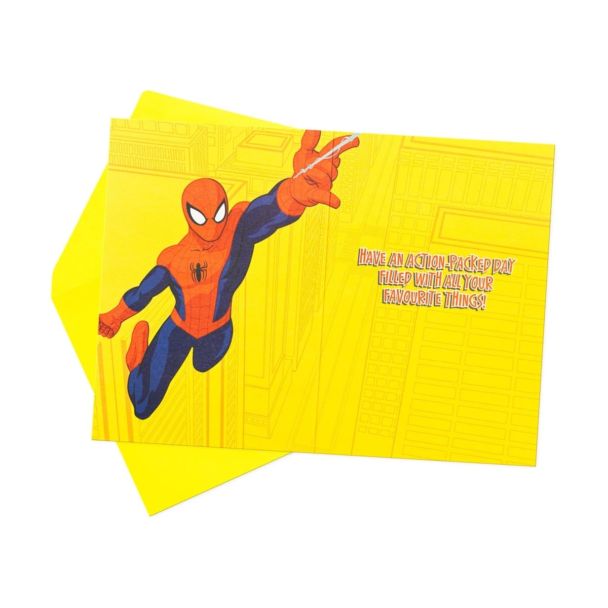 2 Hallmark Marvel Web-Tastic Spiderman Birthday Card - Age 3, 2 of 2