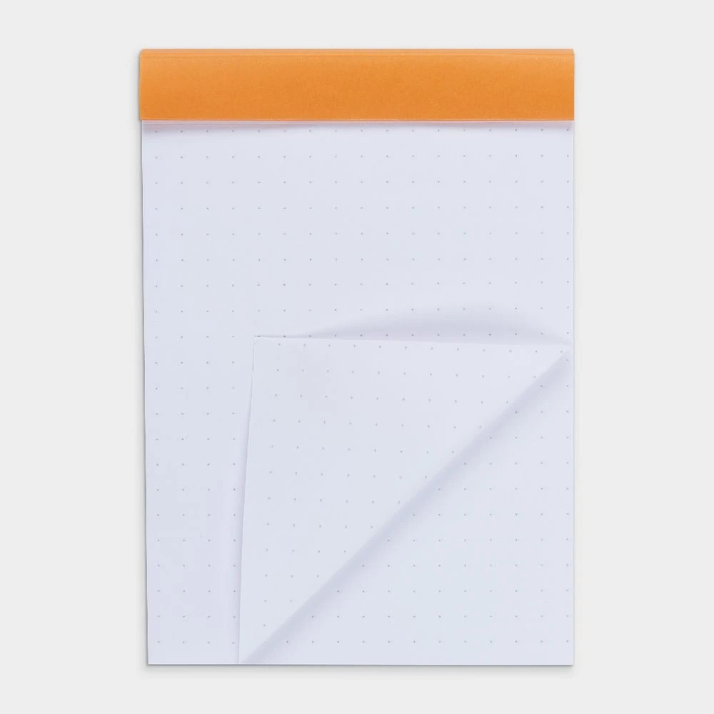 3 Rhodia No. 12 85 x 120mm Dot Grid Pad Orange Sheets, 3 of 4