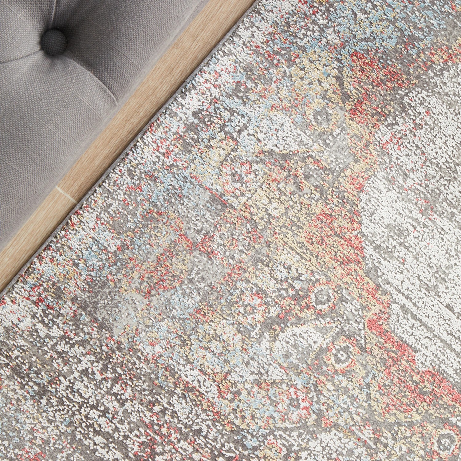8 Common Ground Rugs Glimmers 103 300x80cm Runner - Medium Bamboo Silk Rug - Terra - Brown, 8 of 9
