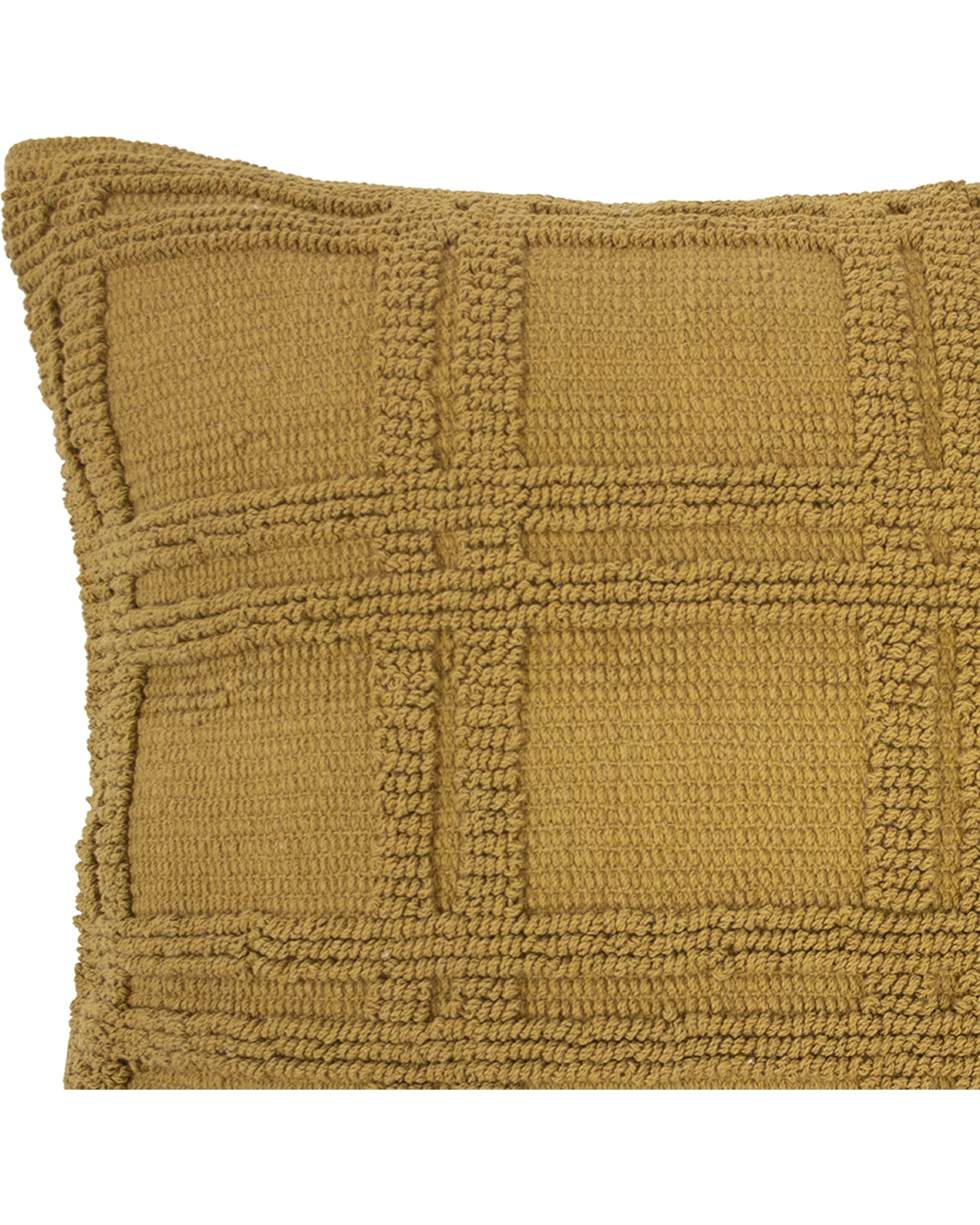 2 Bambury Home Decor Decorative Christos Square Cushion Tobacco - Brown, 2 of 4